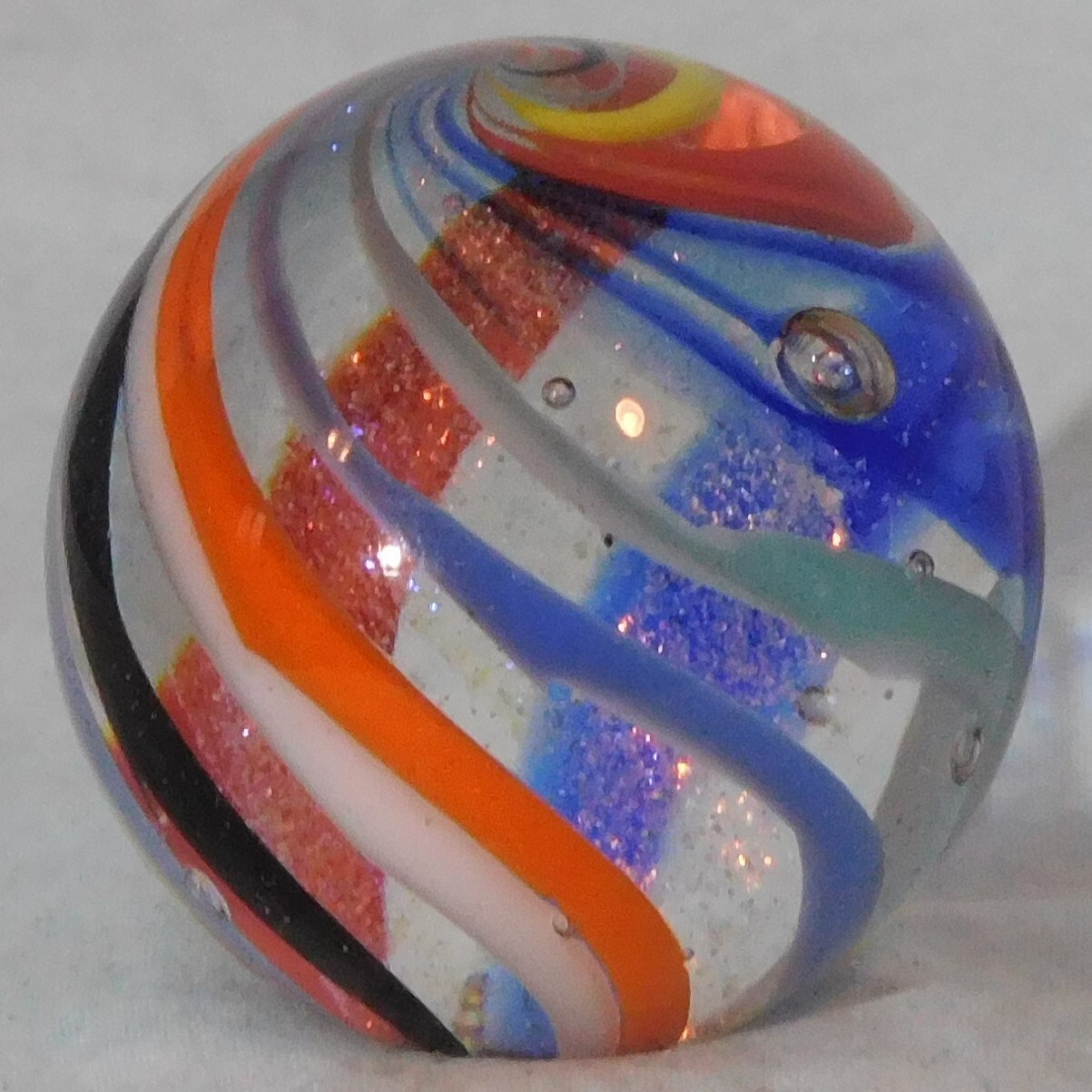 Andy Davis Contemporary Handmade Marble, 1 3/4″ Diameter, #9202AC