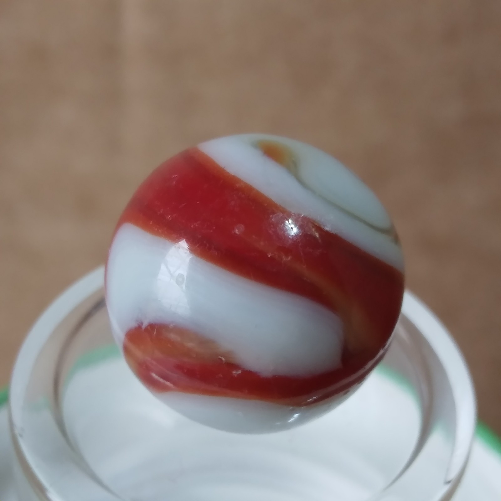 0.62″ Vintage Marble- Alley Ravenswood Heaton WV Swirl- Quick List #Q14
