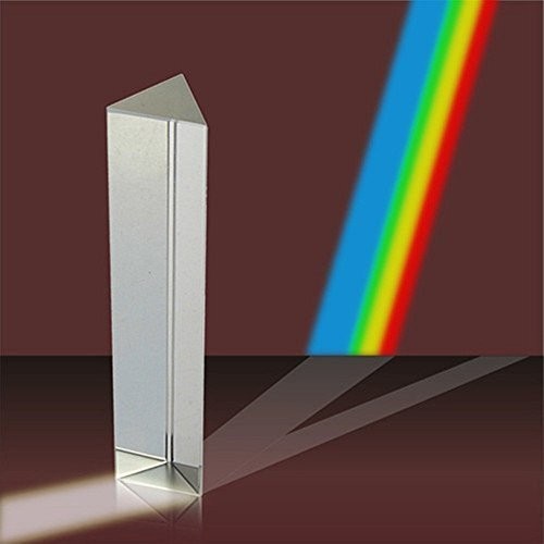 Small Silver Optical Glass Toy 1.38 Inch Stable Handheld 6 Inch Length