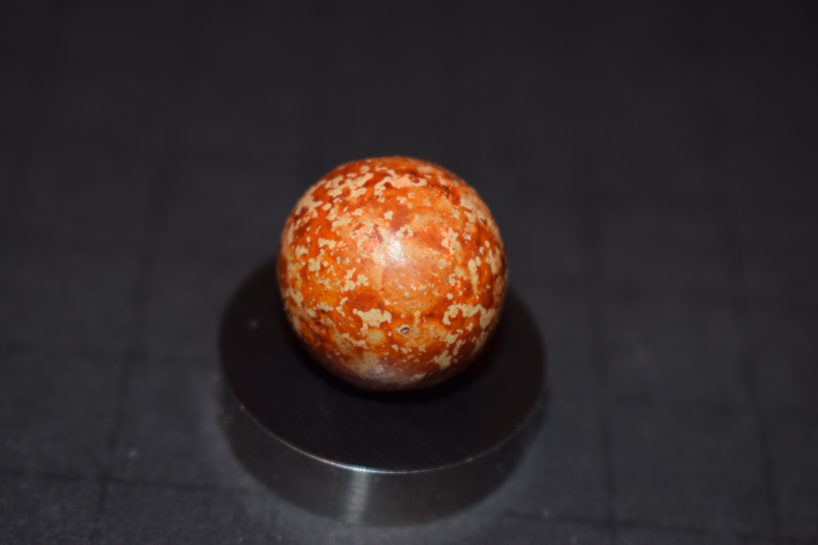 Antique Handmade Fired Glazed Clay Sunbursts Marble Size .687″=11/16″=17.5mm