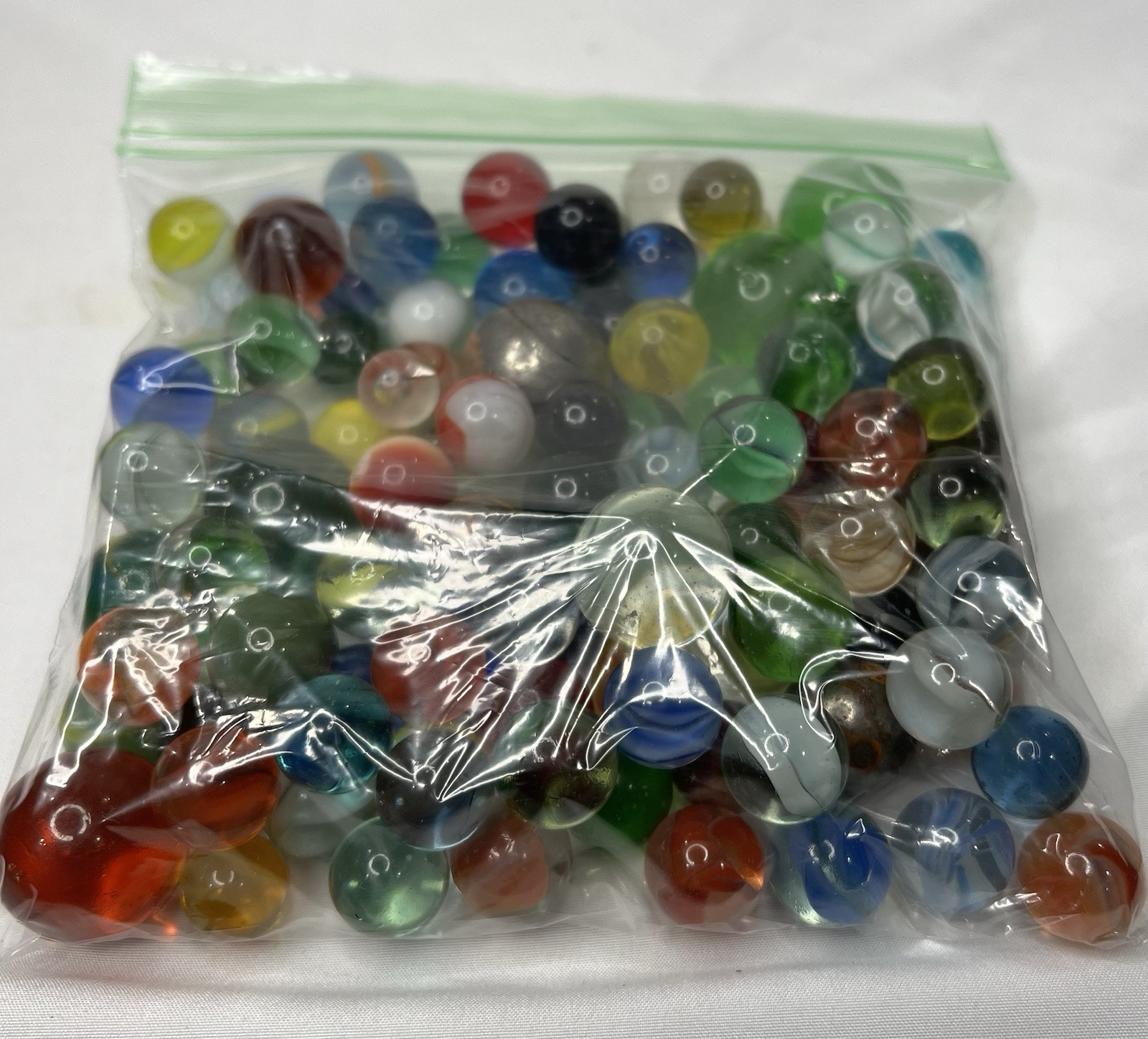 RANDOM MIXED Vintage Game Marbles shooter glass swirl lot