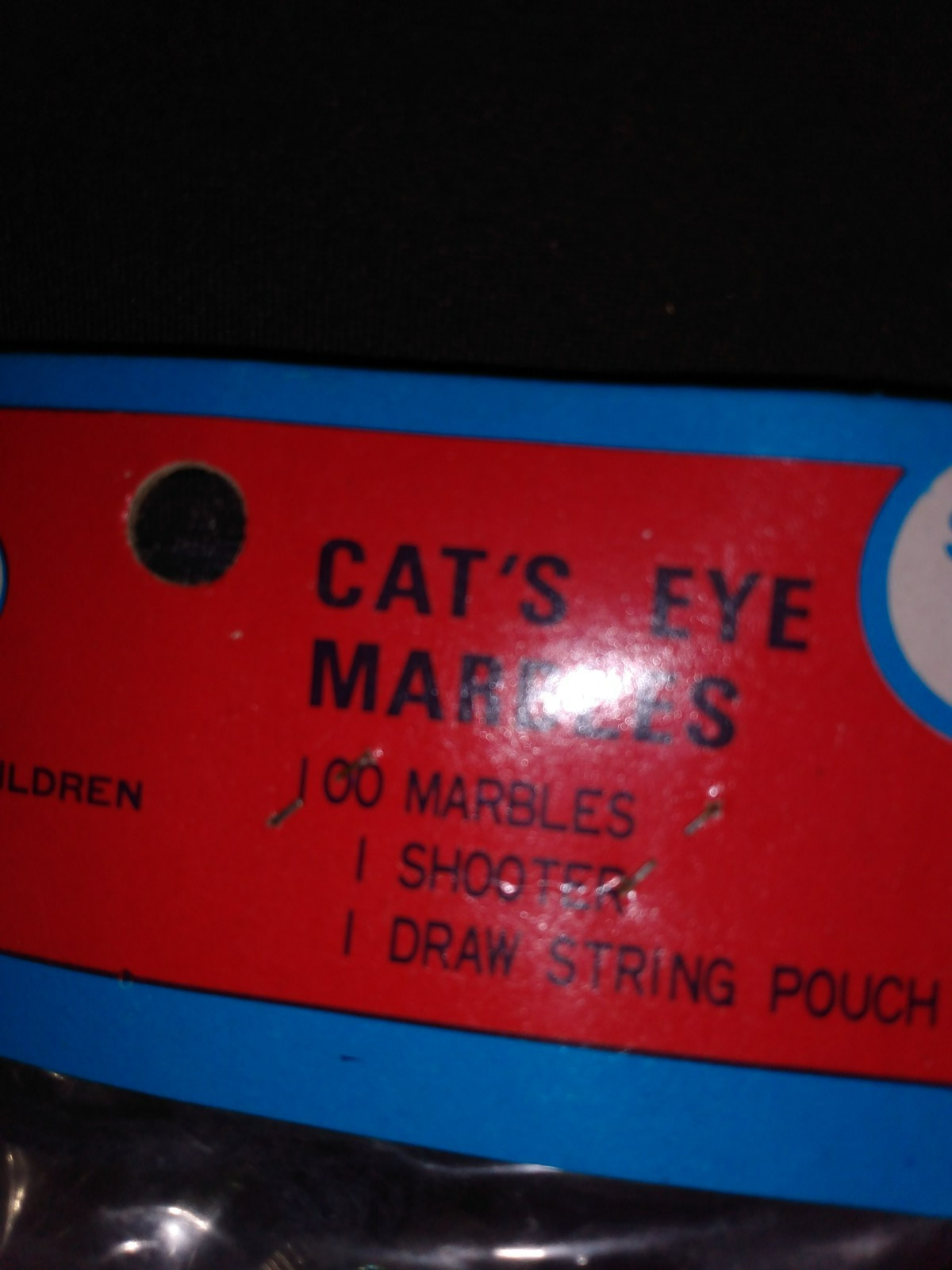 MARBLES-A DAY FRAN TOY-CAT’S EYE MARBLES