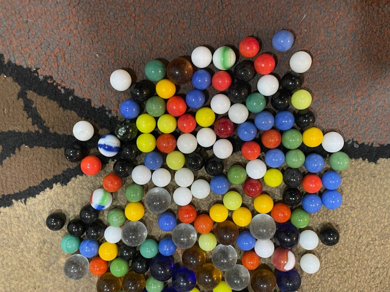 Vintage Old Marble Lot of 150+ Marbles 1950’s 1960’s ? Vtg