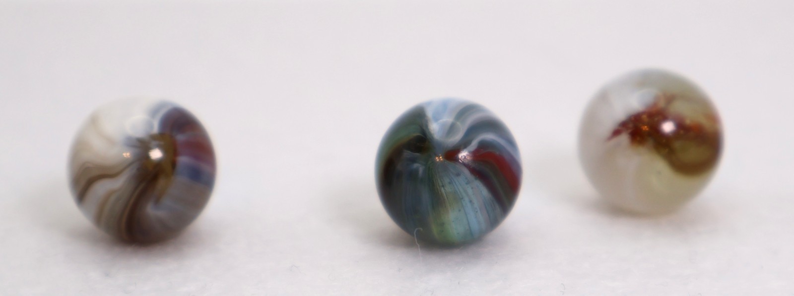 5pk 5/8-11/16″ Marbles – Mix of Masters & Pinchers MINT