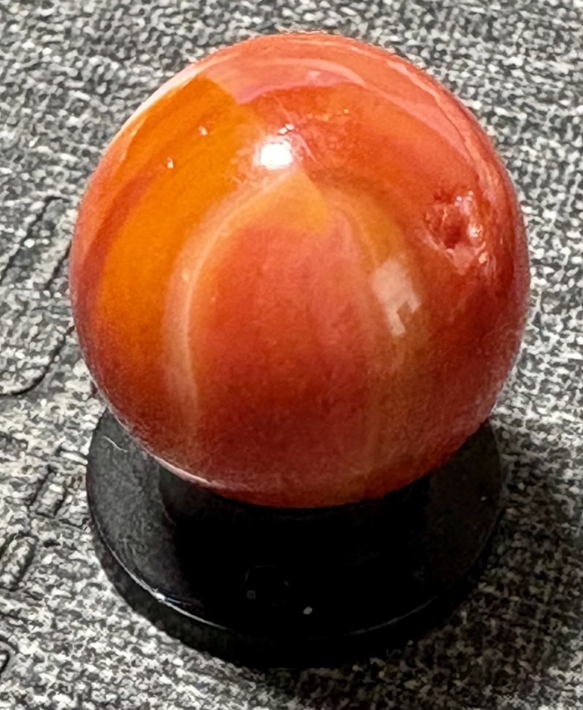 VTG Marble King Rainbow Marble .62” Tiny Flea Bites See Pics
