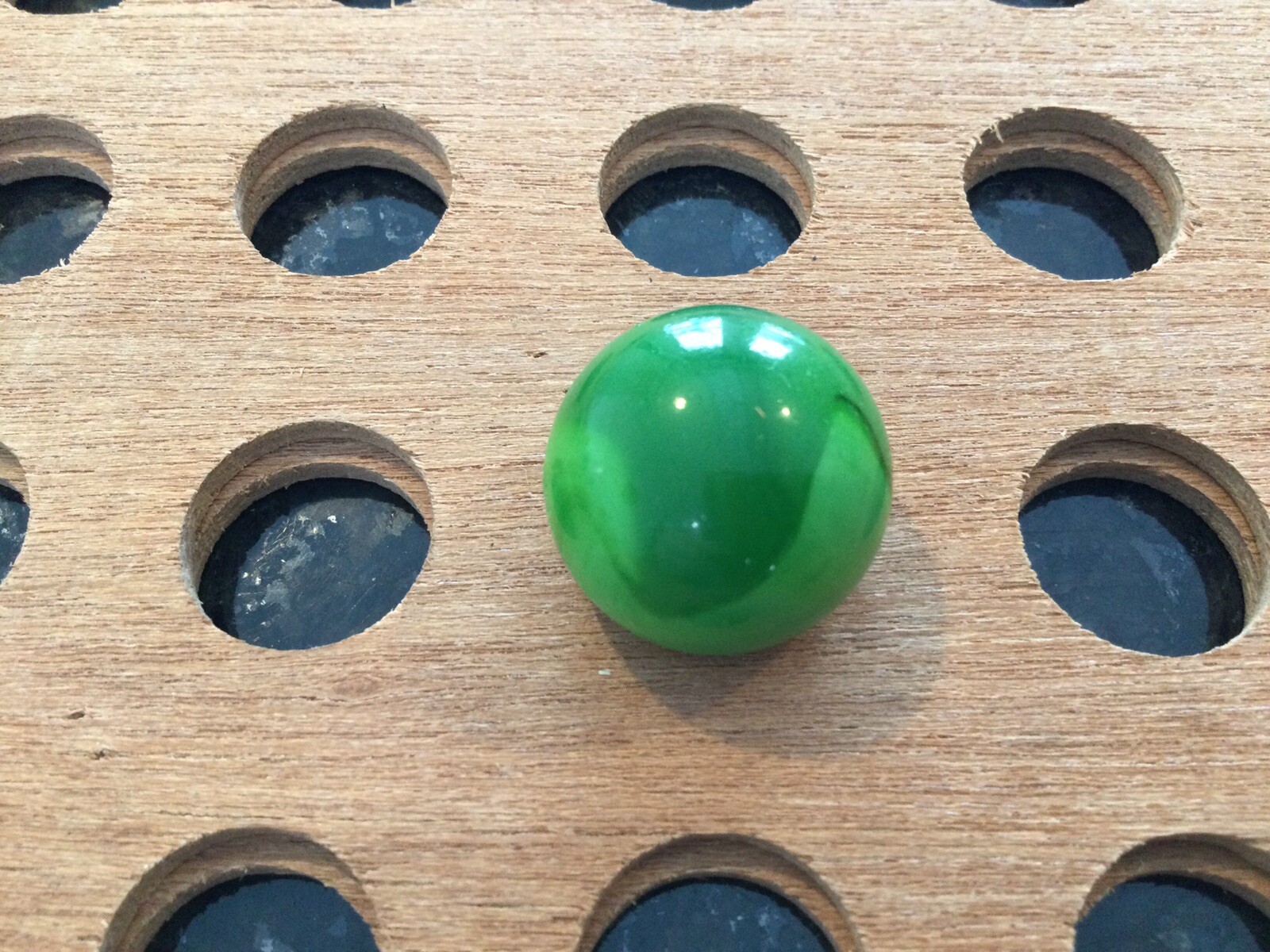 Vintage | “God Bless America And NYC” | Black print on Green Marble