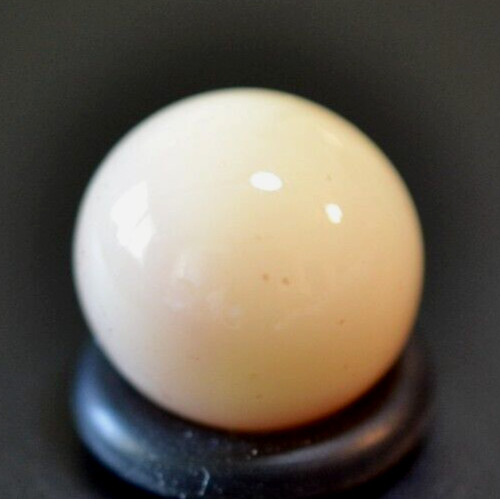GLASS MARBLE/.594″-CRAZY BRIGHT BLACKLIGHT-PINK,CREAM URANIUM/WORLDWIDE SHIPPING