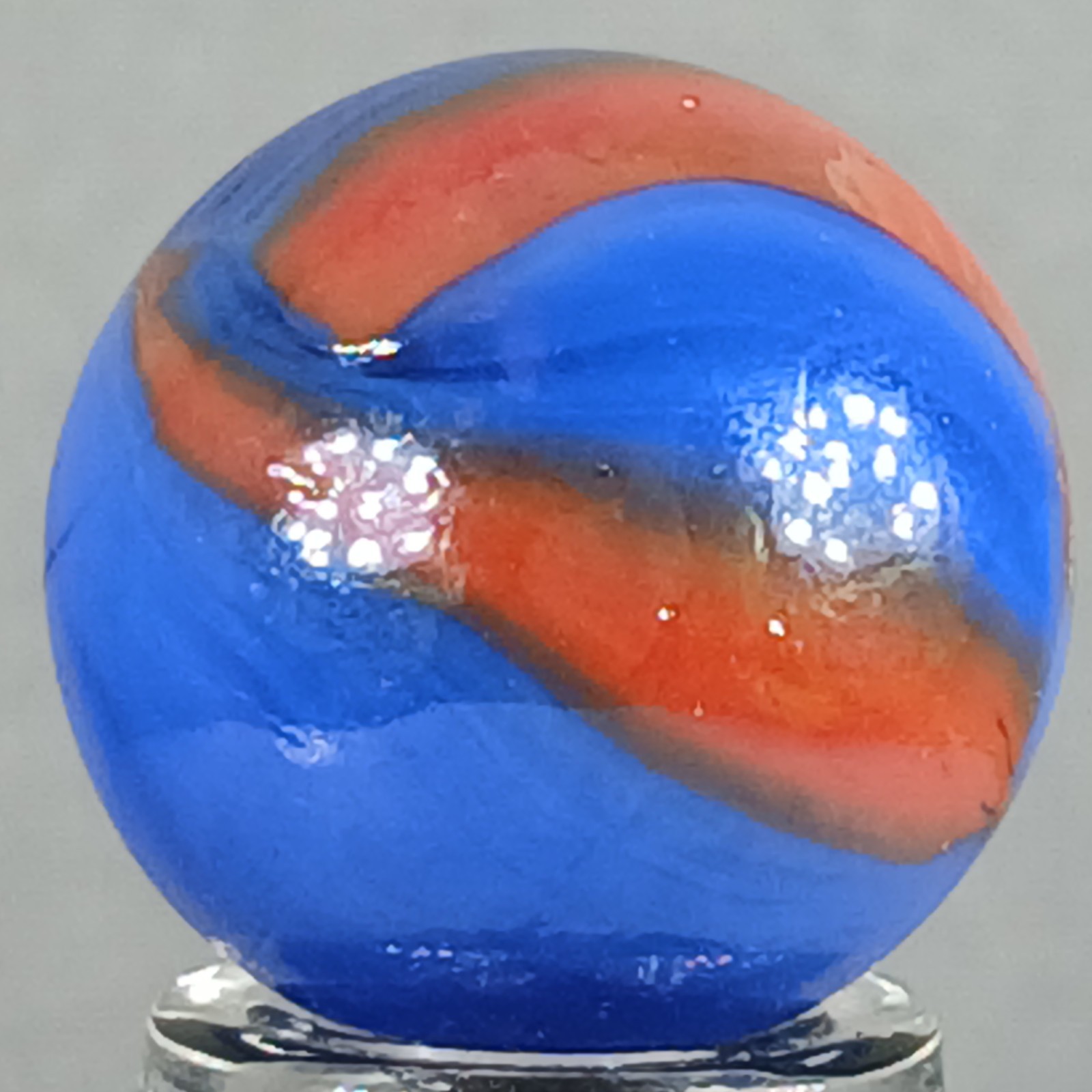Vintage Imported Patch And Ribbon Marble .61 Inches Near-Mint Condition