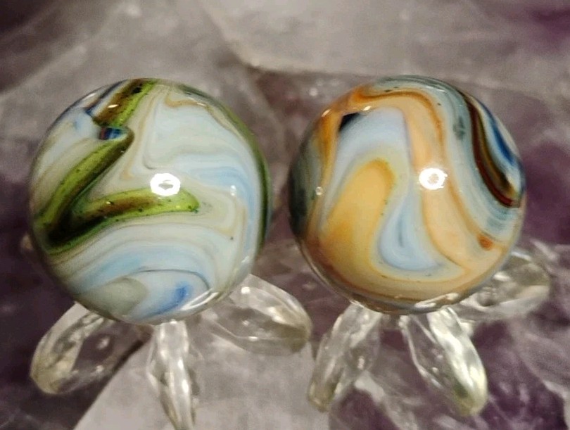 .69″-.67″ D.A.S. MARBLES (WEST VIRGINIA REDBUDS) 10/22/20 – LOT OF 2 NM+
