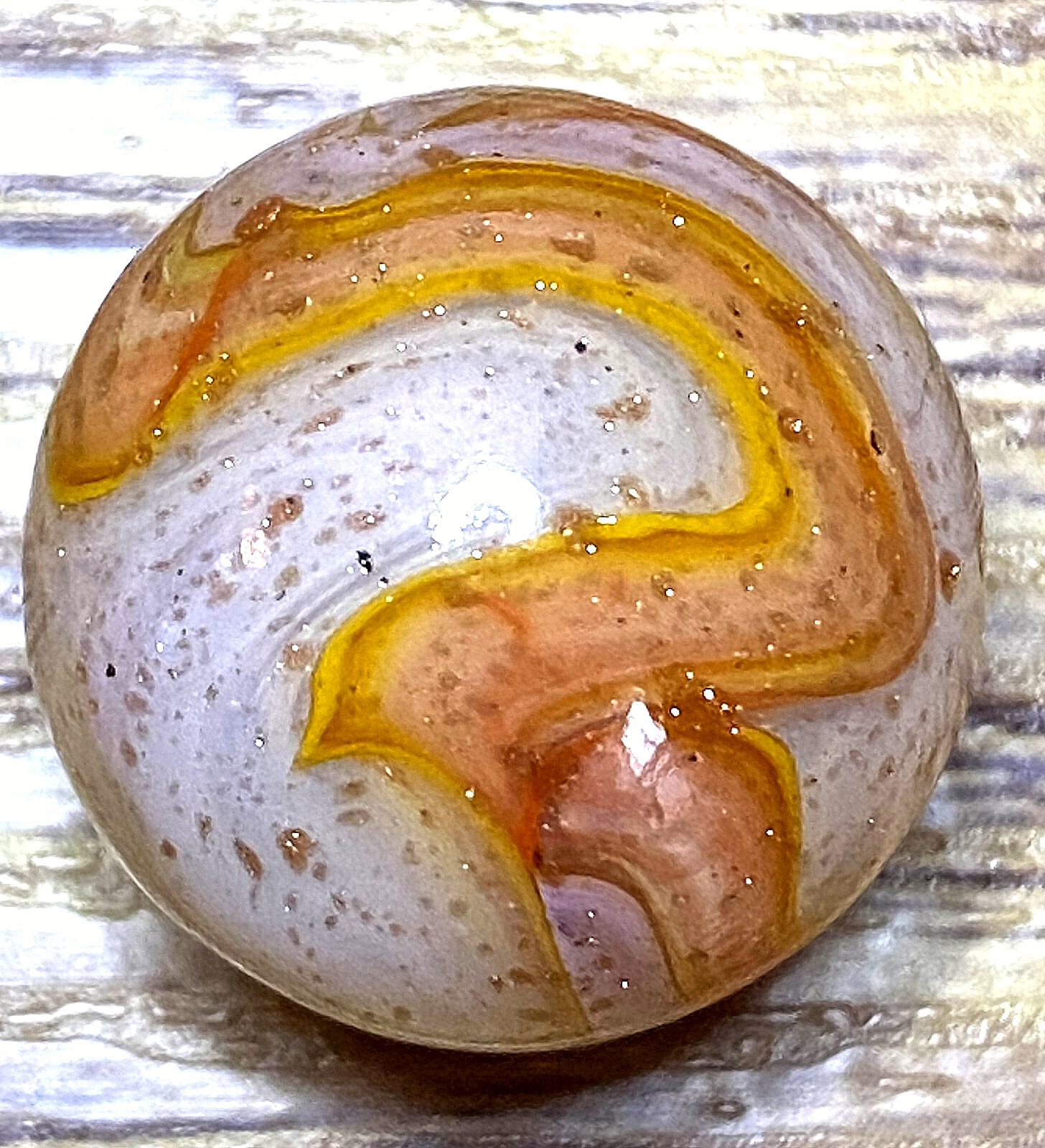 DAS/CHAMPION/WV/JABO SUN-DROP HONEY DEW GOLDEN LUTZ SWIRLED SHOOTER .70″ M572