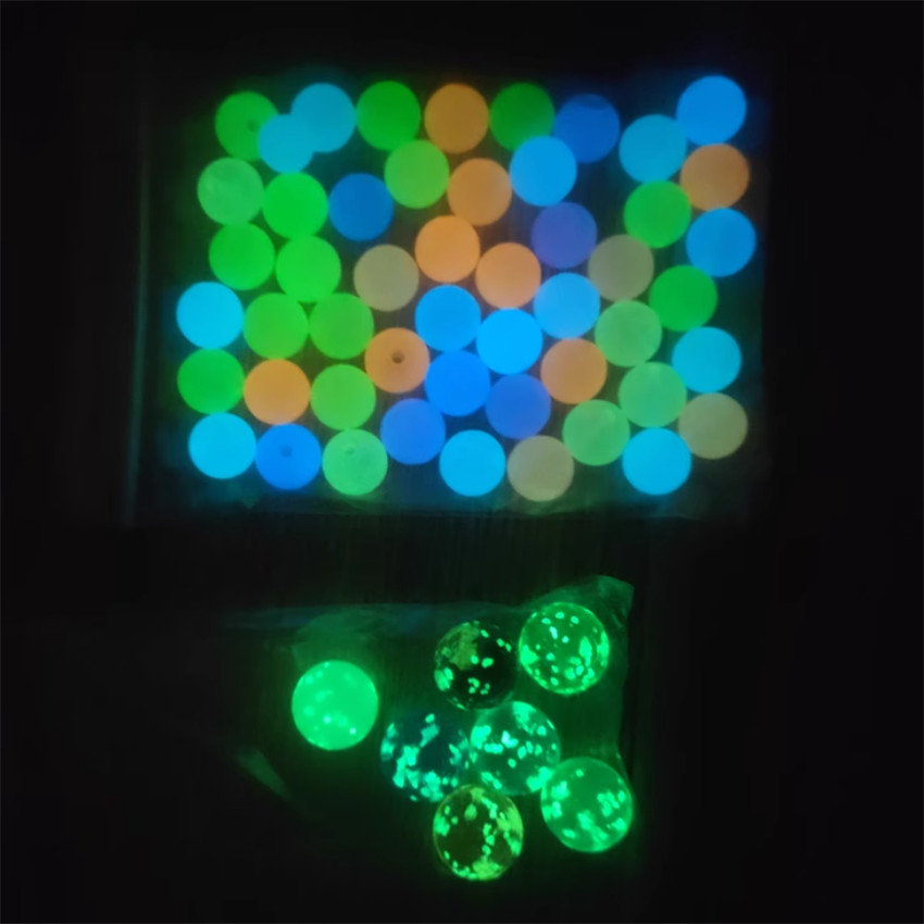 16/20/22/25/30mm Glow-in-the-Dark Balls Glass Ball Marbles Craft Decoration Ball