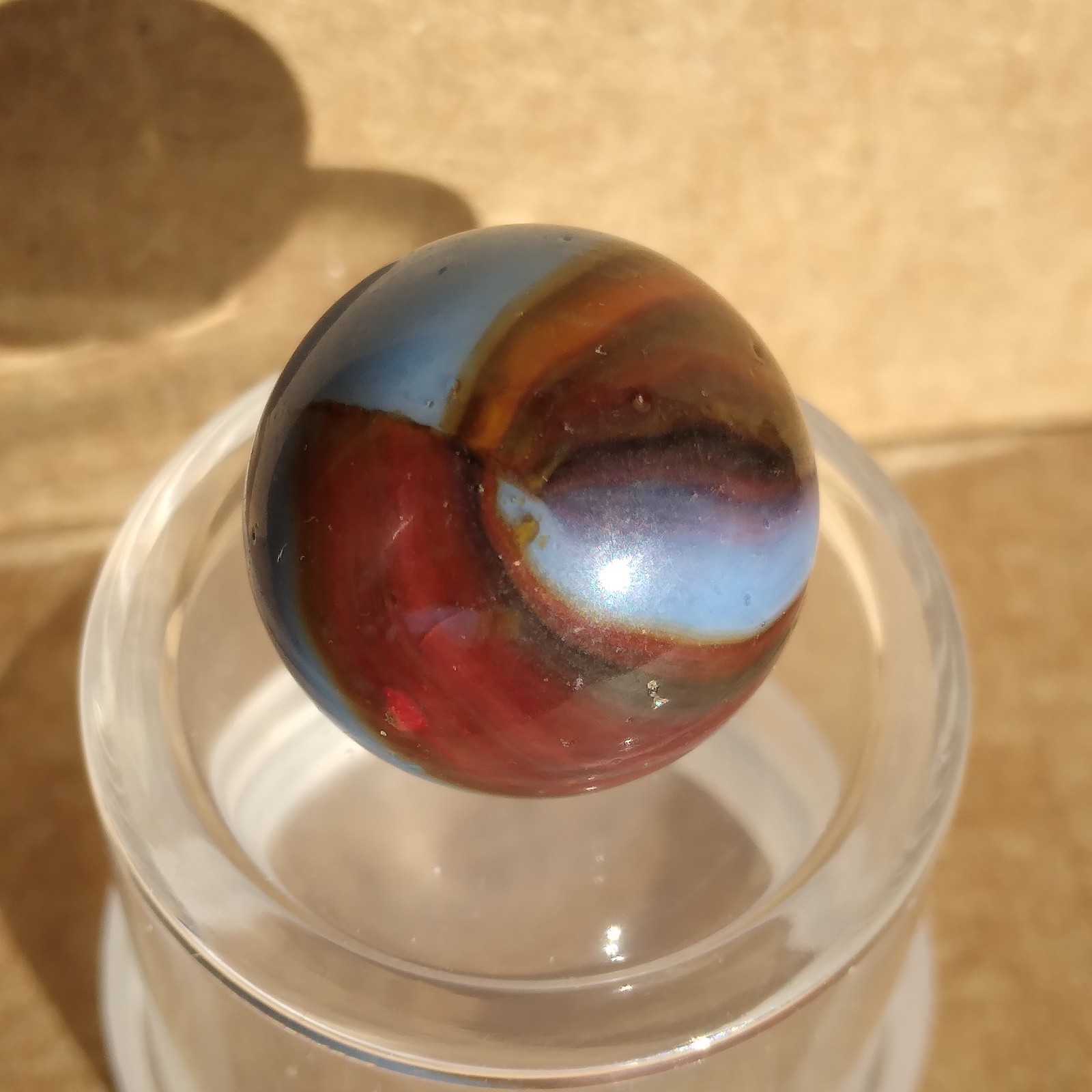 0.61″ Vintage Marble- Peltier Kokomo Vitro Akro Christensen