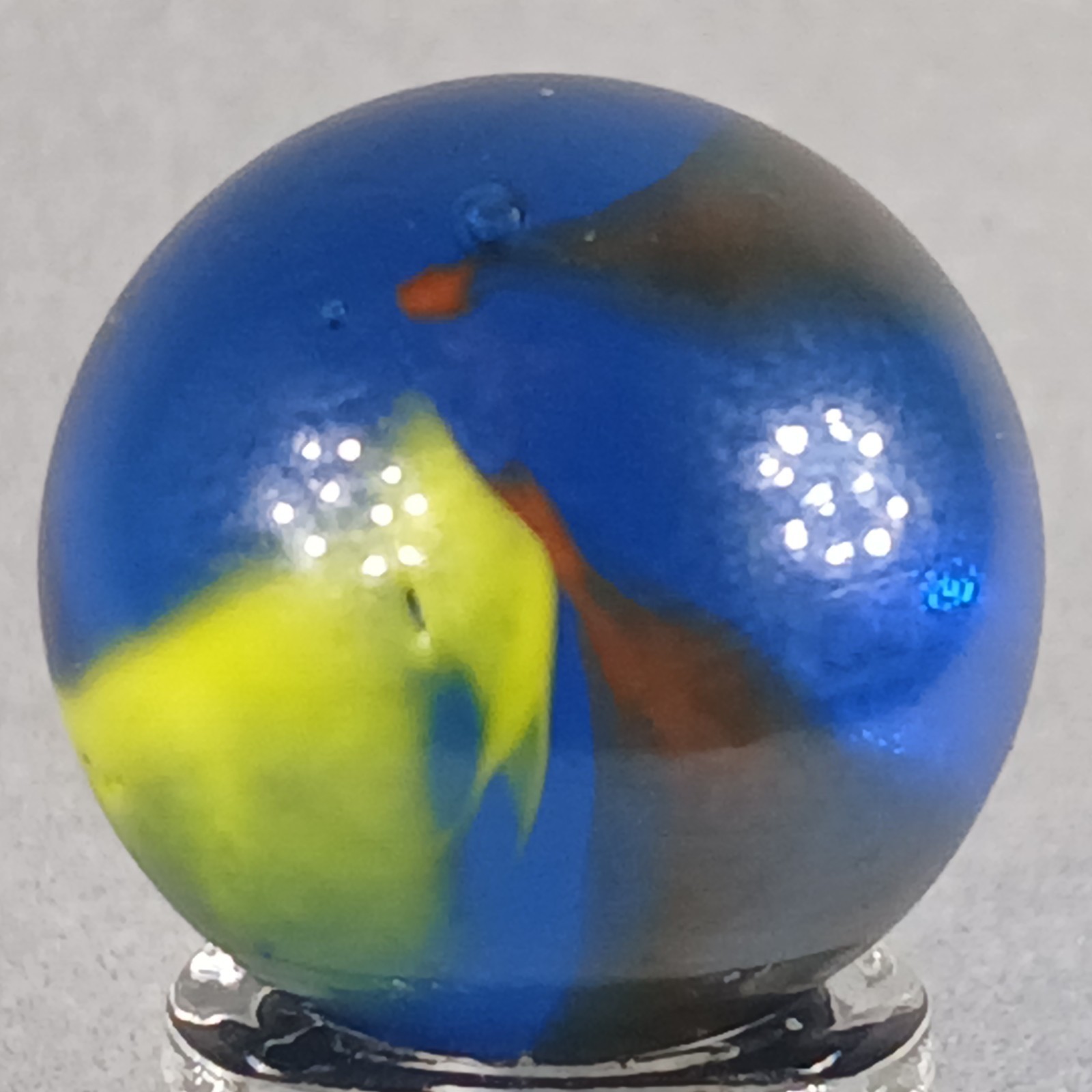Vacor Iridescent Swirl Marble .62 Inches Near-Mint Condition Combined Shipping