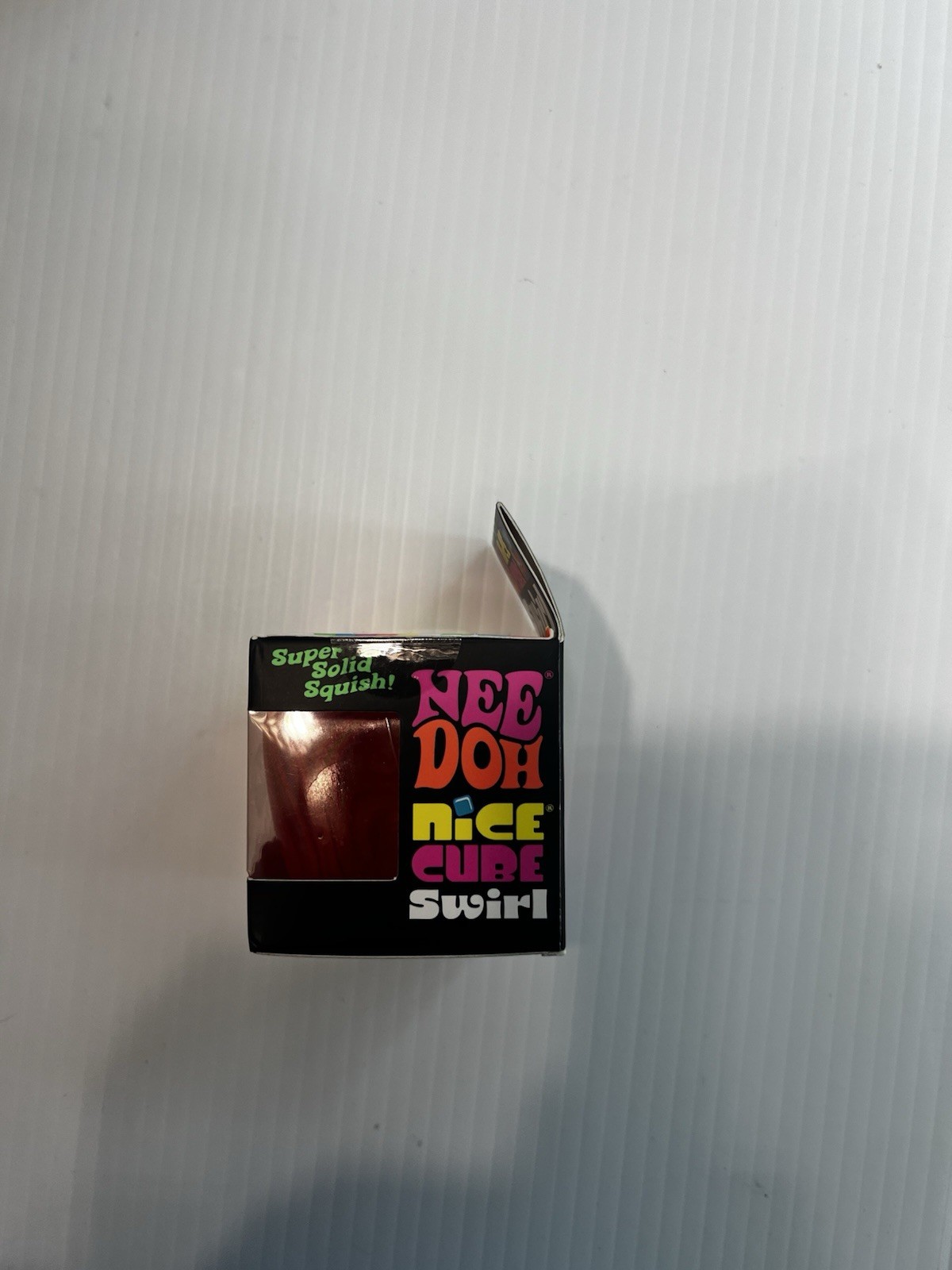 NeeDoh Nice Cube Swirl ORANGE Brand New Sealed!