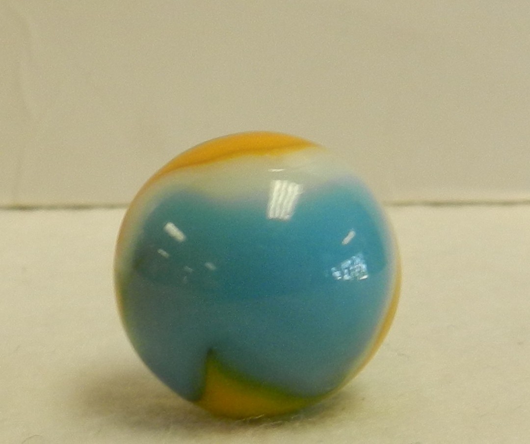 #21035m Beautiful Peltier Glass Swirl Marble .69 Inches NM