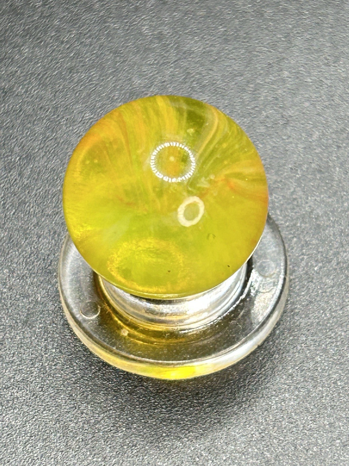 Vintage Master Marble / Master Glass Clear “SUNBURST ” Marble UV Active 0.629”