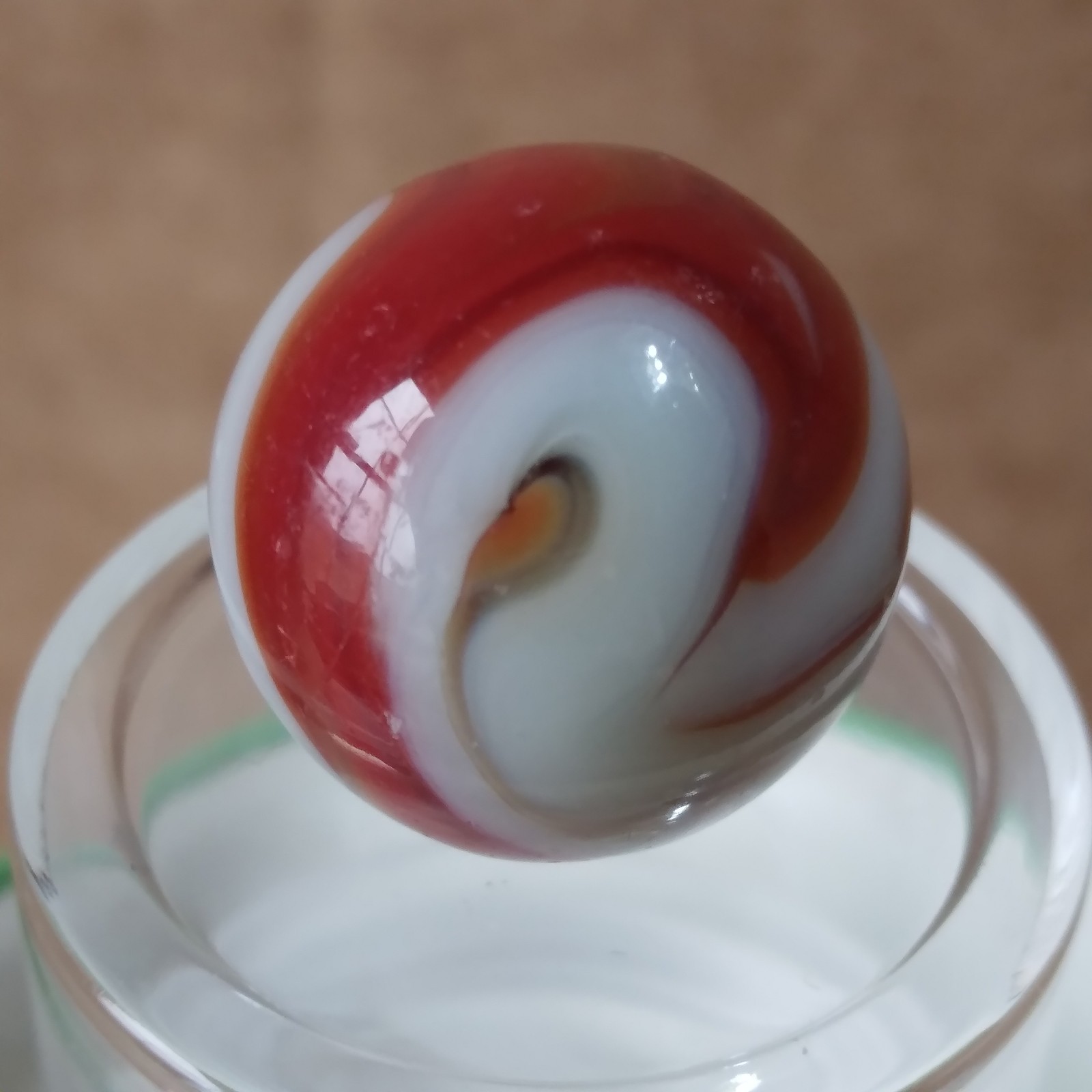 0.62″ Vintage Marble- Alley Ravenswood Heaton WV Swirl- Quick List #Q14