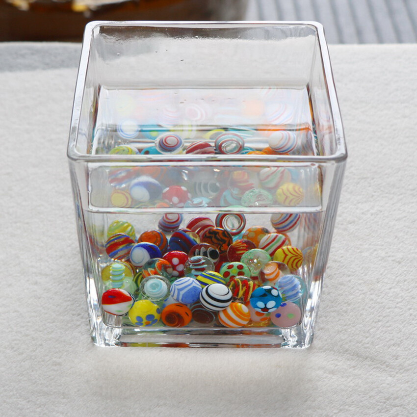 16mm/18mm Wonderful Ball Glass Ball Marbles Vase Fish Tank Decor Craft Ornament
