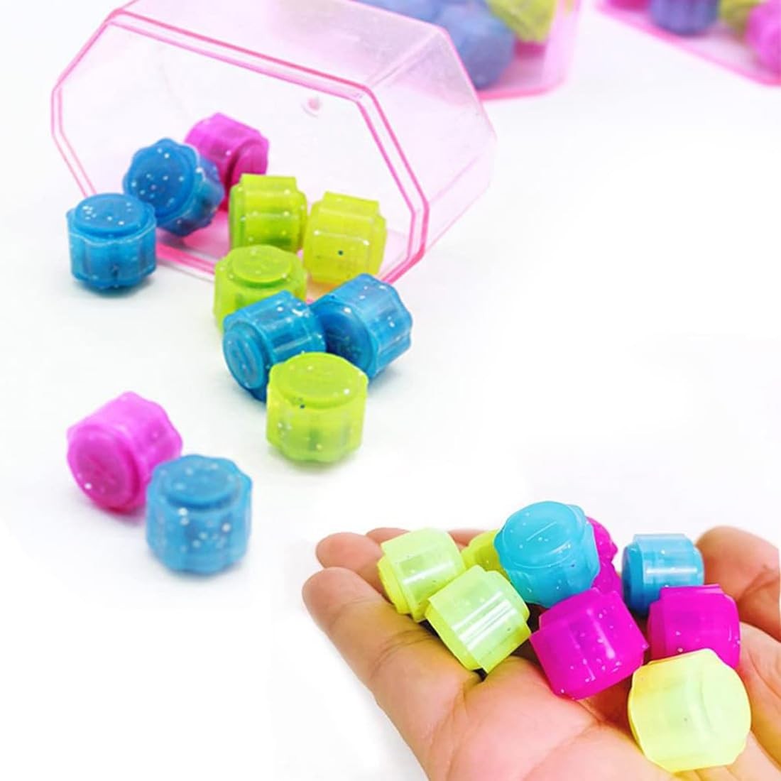 KOREAC_Gonggi Konggi Korean Jack 1.7 inches x 2.9 inches, Pink, Blue, Green