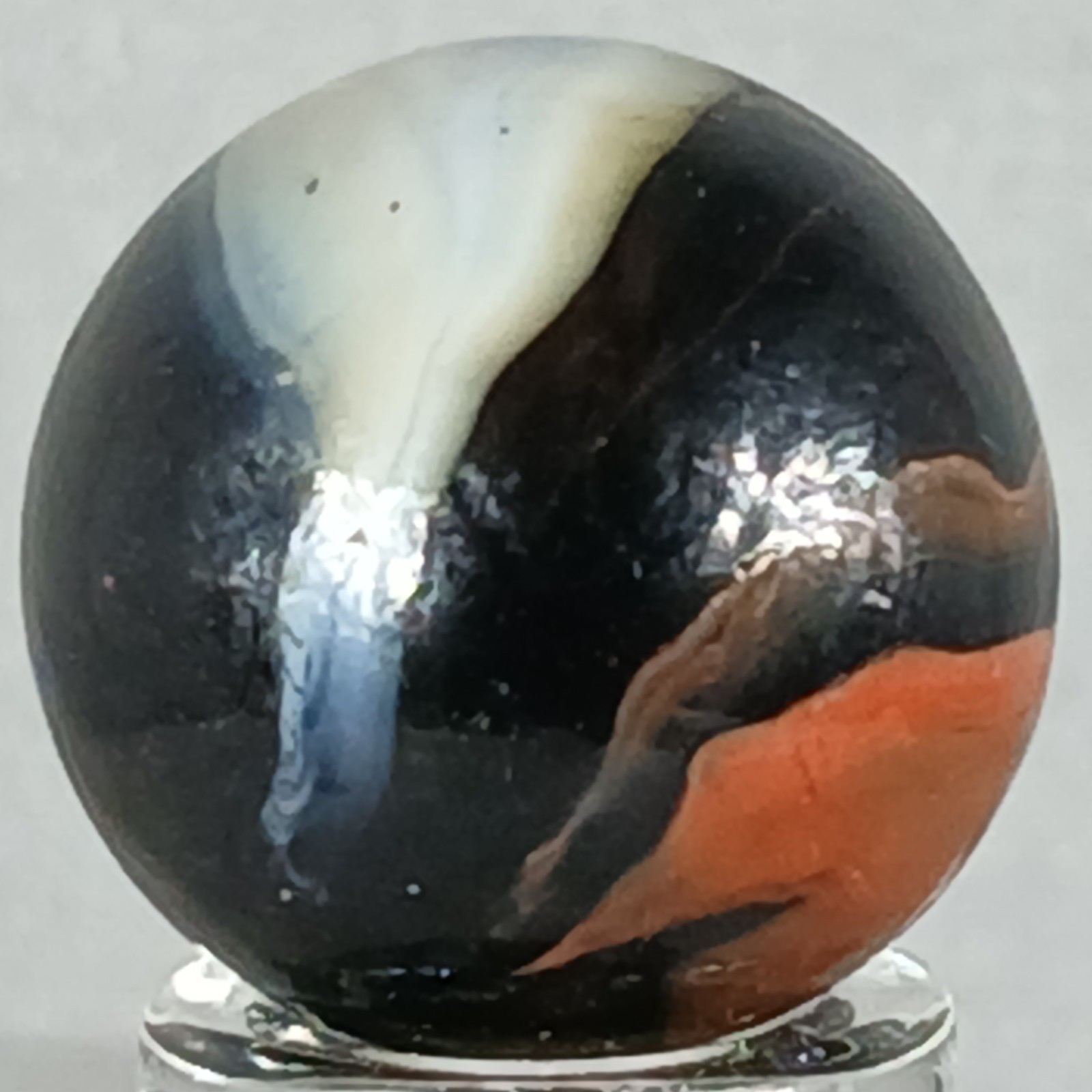 Vintage Imported Patch And Ribbon Marble .61 Inches Near-Mint Condition