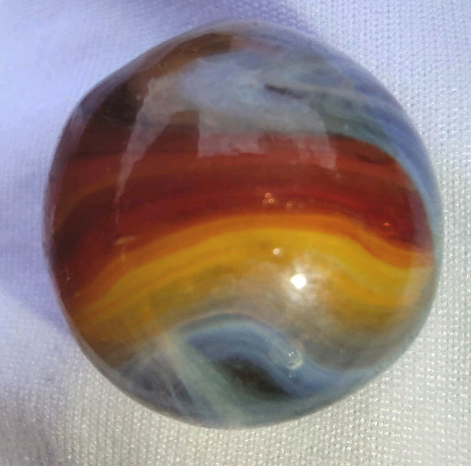 Jabo/DAS Ghost Marble Shaped Like Dice Error Rare One Of A Kind Shooter .71