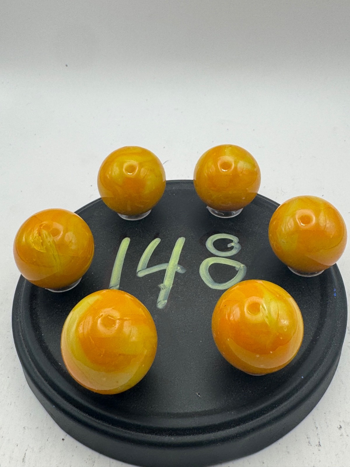 6x 7/8″ , Jabo shooter glows orange under Uv light