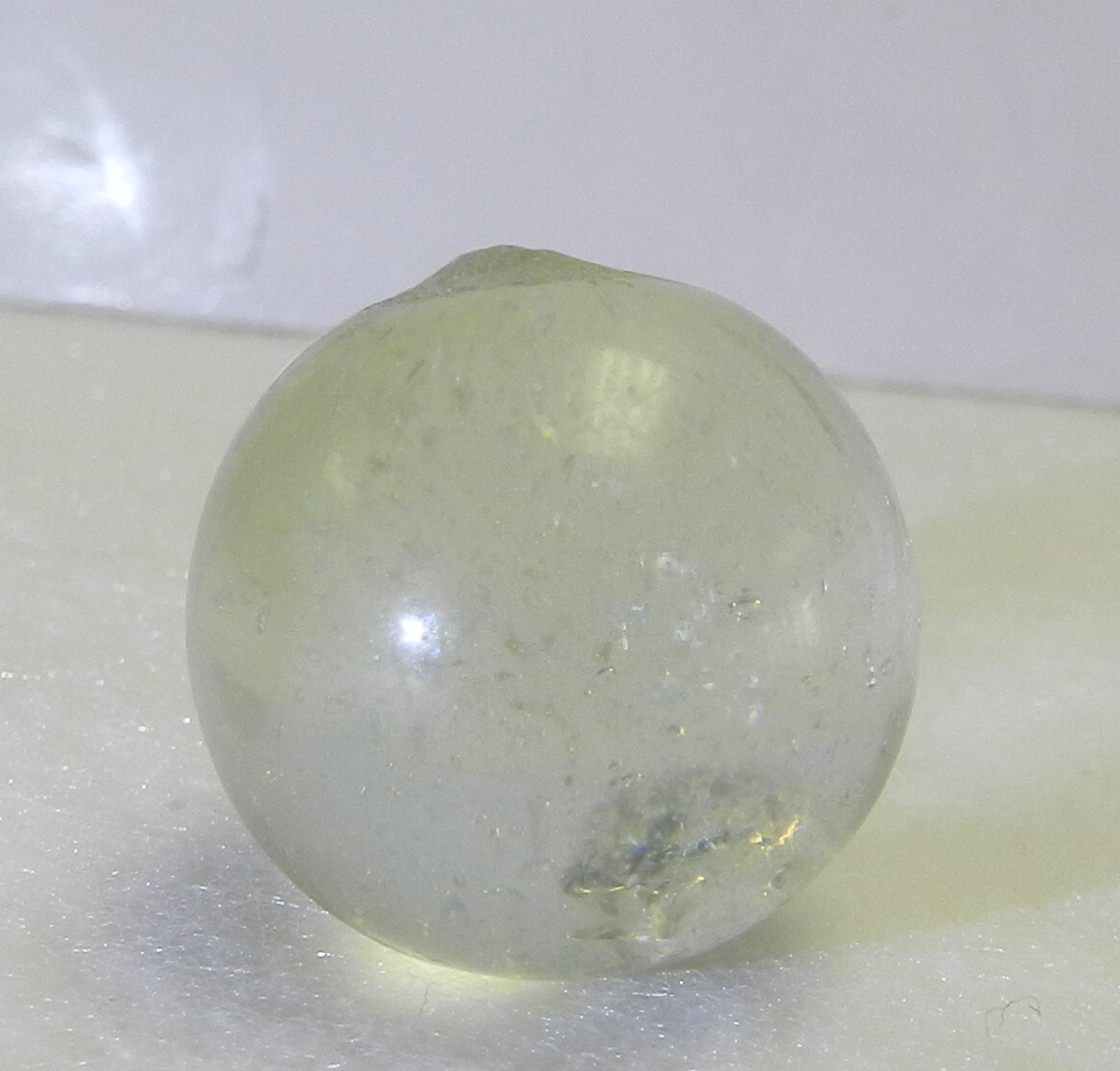 #16697m Vintage German Handmade Mica Marble .80 Inches Near Mint