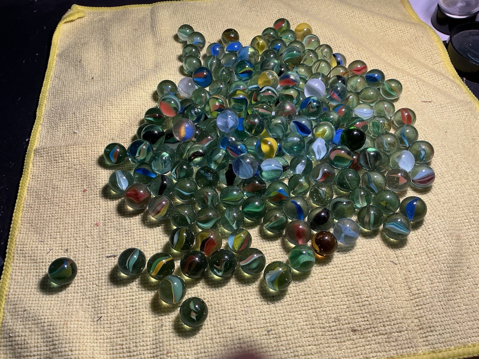 vintage marbles lot 14lbs Mixed