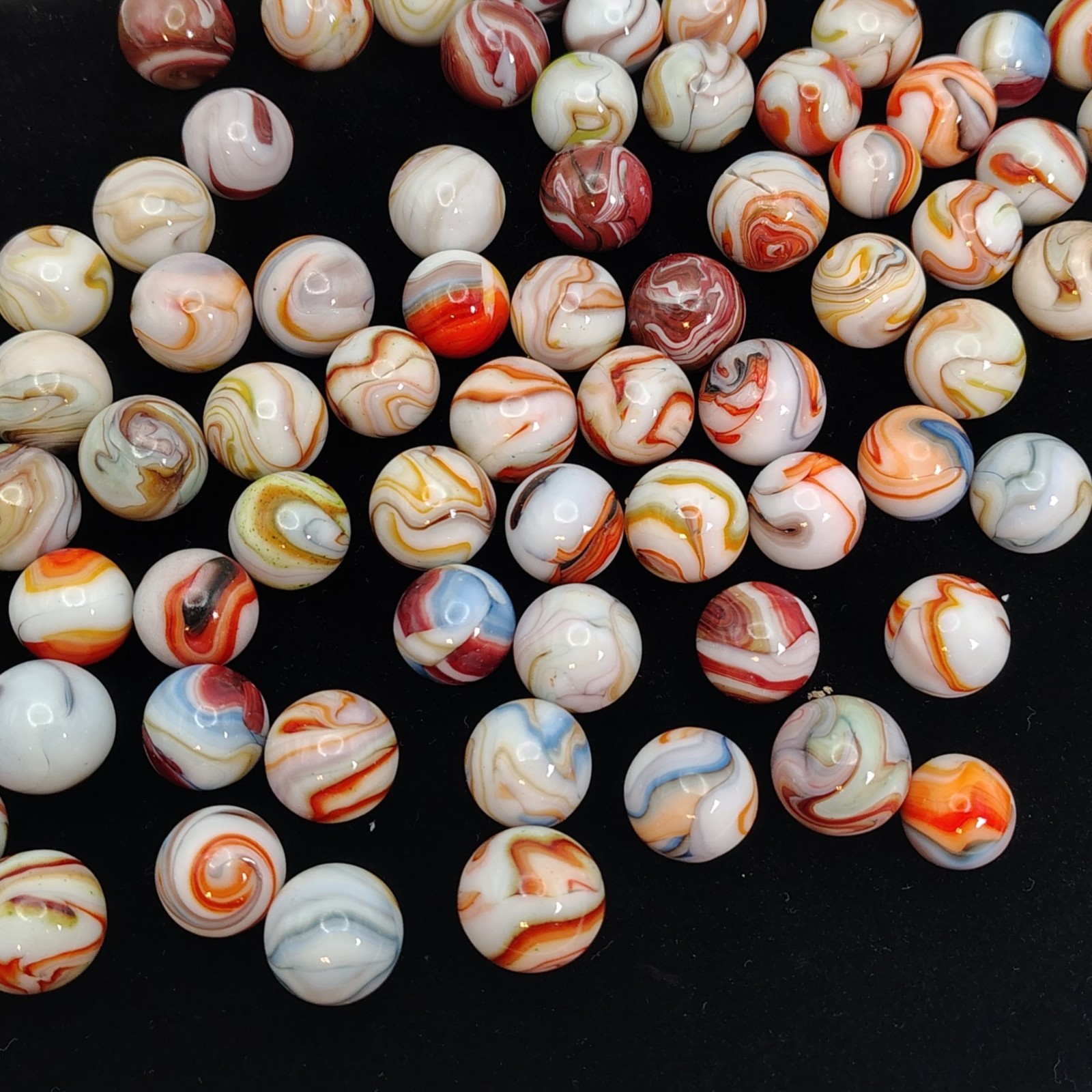 5pk random pick Dave’s Appalachian Swirls D.A.S. 1st Run Marbles MINT Vol Disc