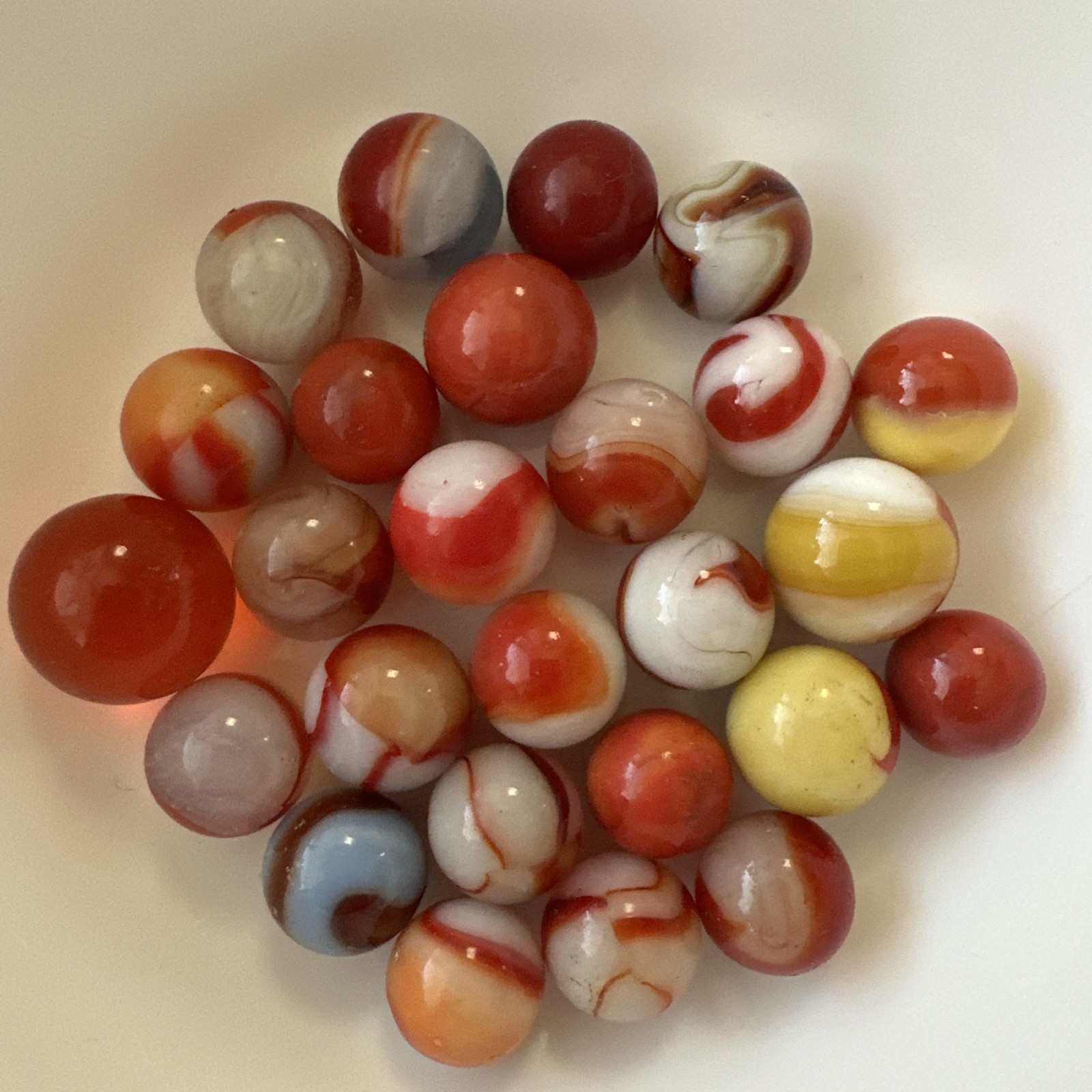Vintage Marbles Lot#4 Of 140 1lb 10oz