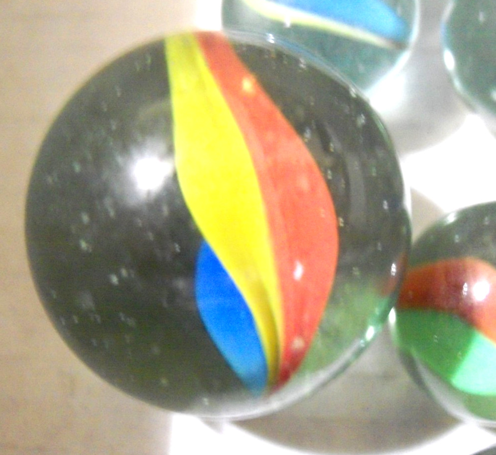 (NEW) Lot of 100 Vintage Colorful (15mm) Marbles And 1 Shooter 7/8″) -Sealed Bag
