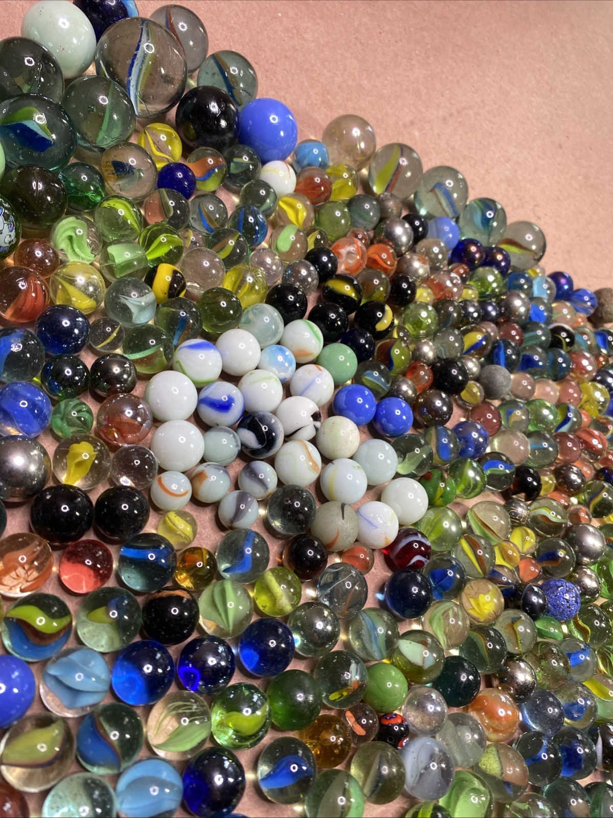 Vintage Marbles Assorted Lot (350 Pieces)