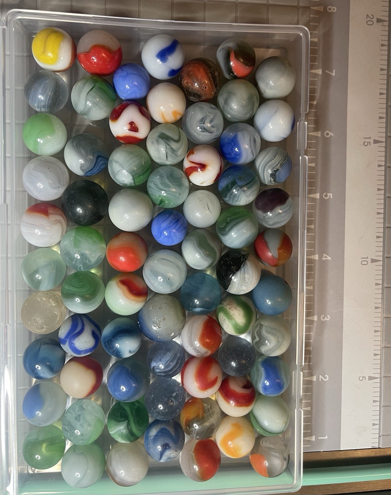 Vintage Marble Lot Collectible Glass Marbles