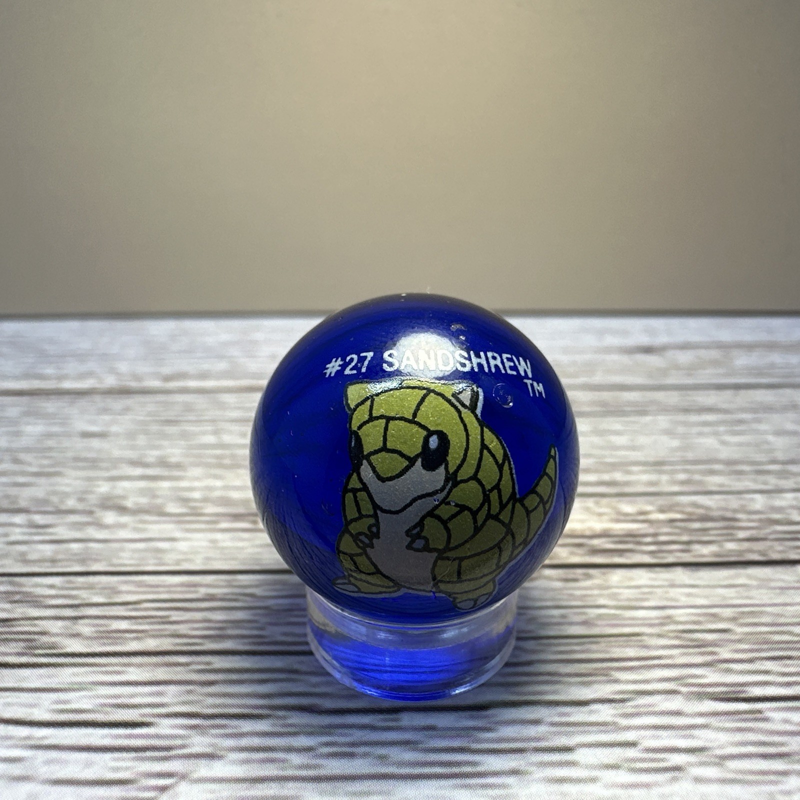 Vintage ToyBiz Pokemon Marble #27 Sandshrew
