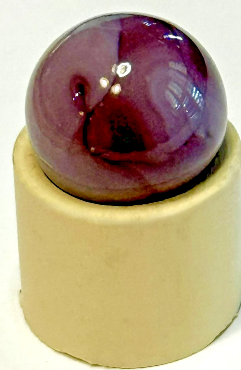 Vintage Akro Agate Co. Royal Swirl Amethyst 17/32″ Marble