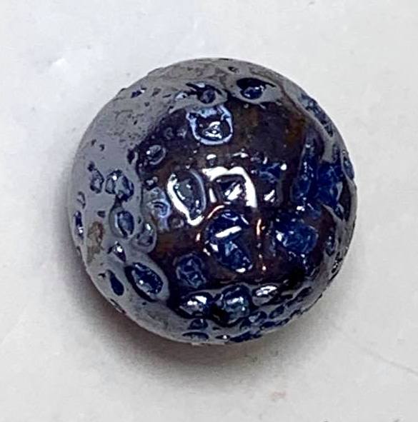 16mm Asteroid Glass Mega Marbles Players PK 5 Vacor Iridescent Current Edition