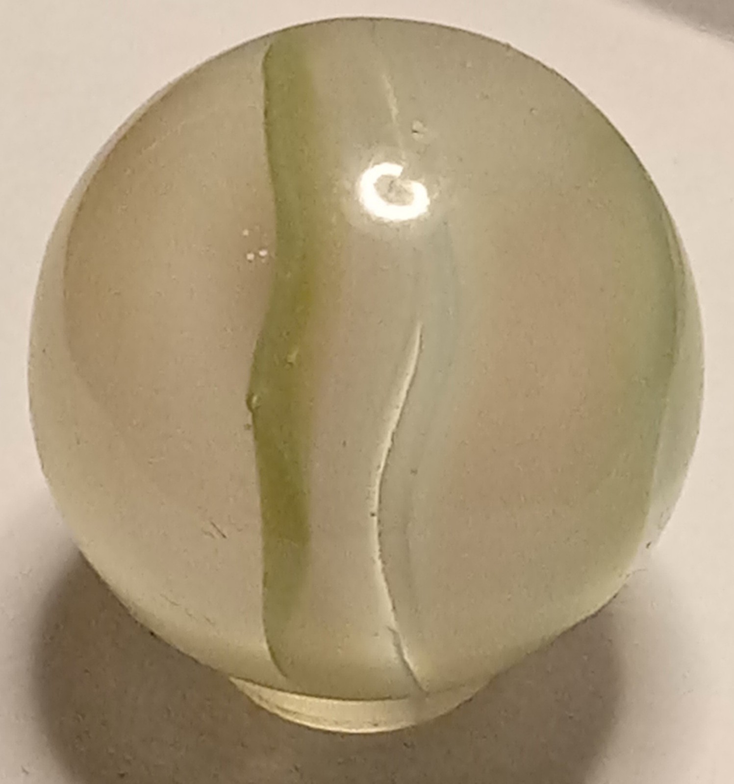 ⭐ Vitro Hybrid Cats Eye Marble Tri-Color .65 Pastel SNAPDRAGON Vintage NM+