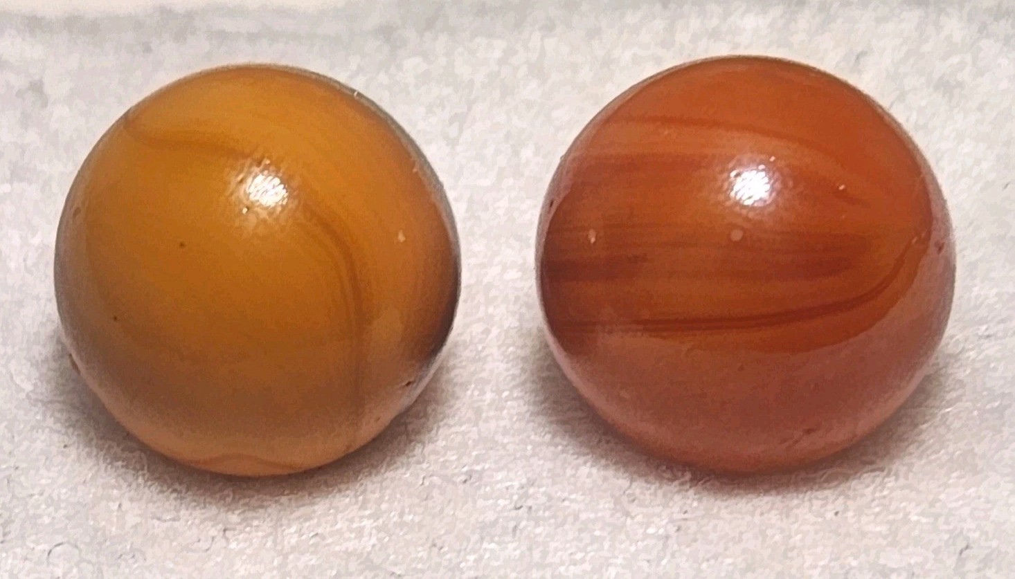 2 – Imported Asian Imperial .60″-.62″ Vintage Marbles
