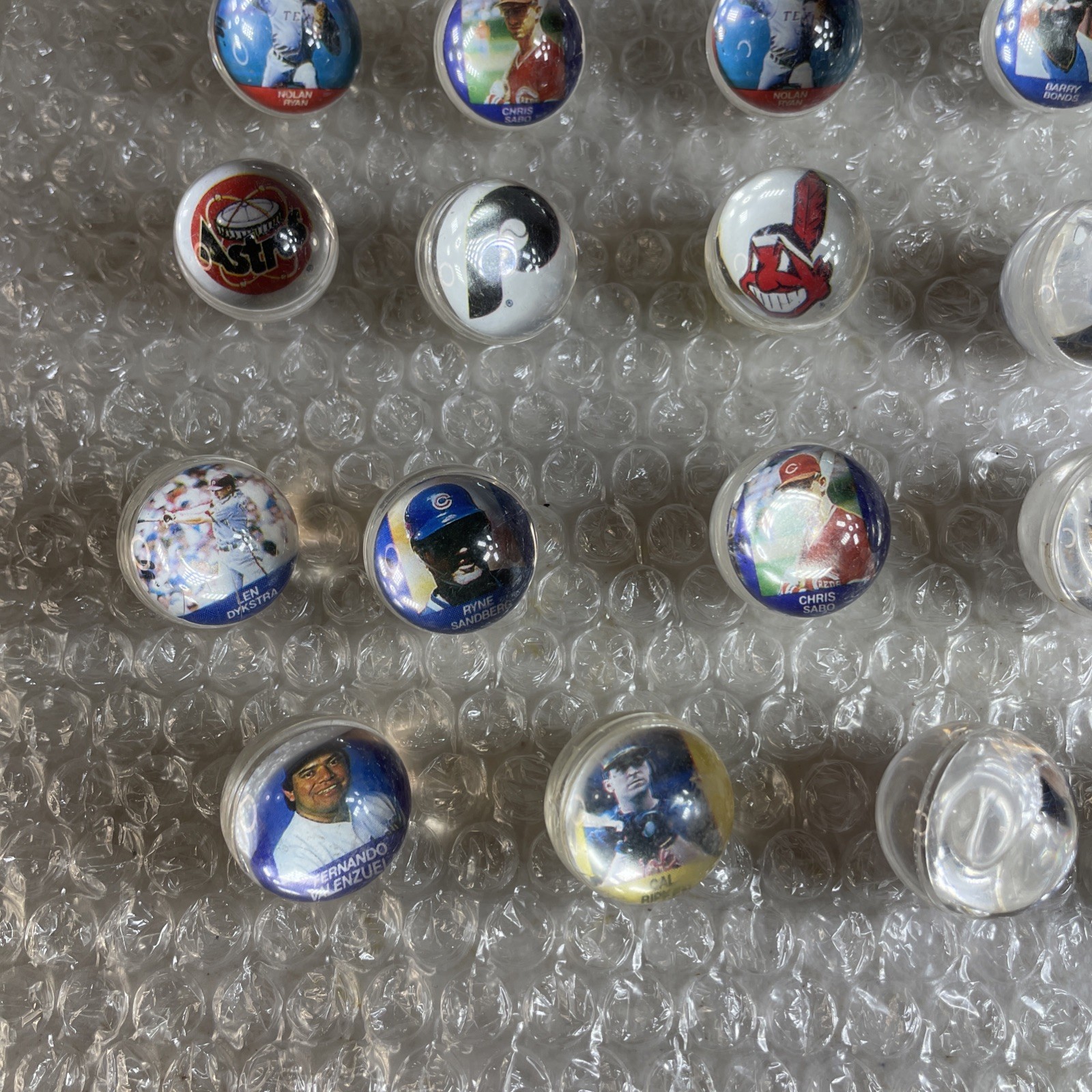 rare Super Star Major League Baseball Collectors Acrylic Marble Lot MLB 35F44