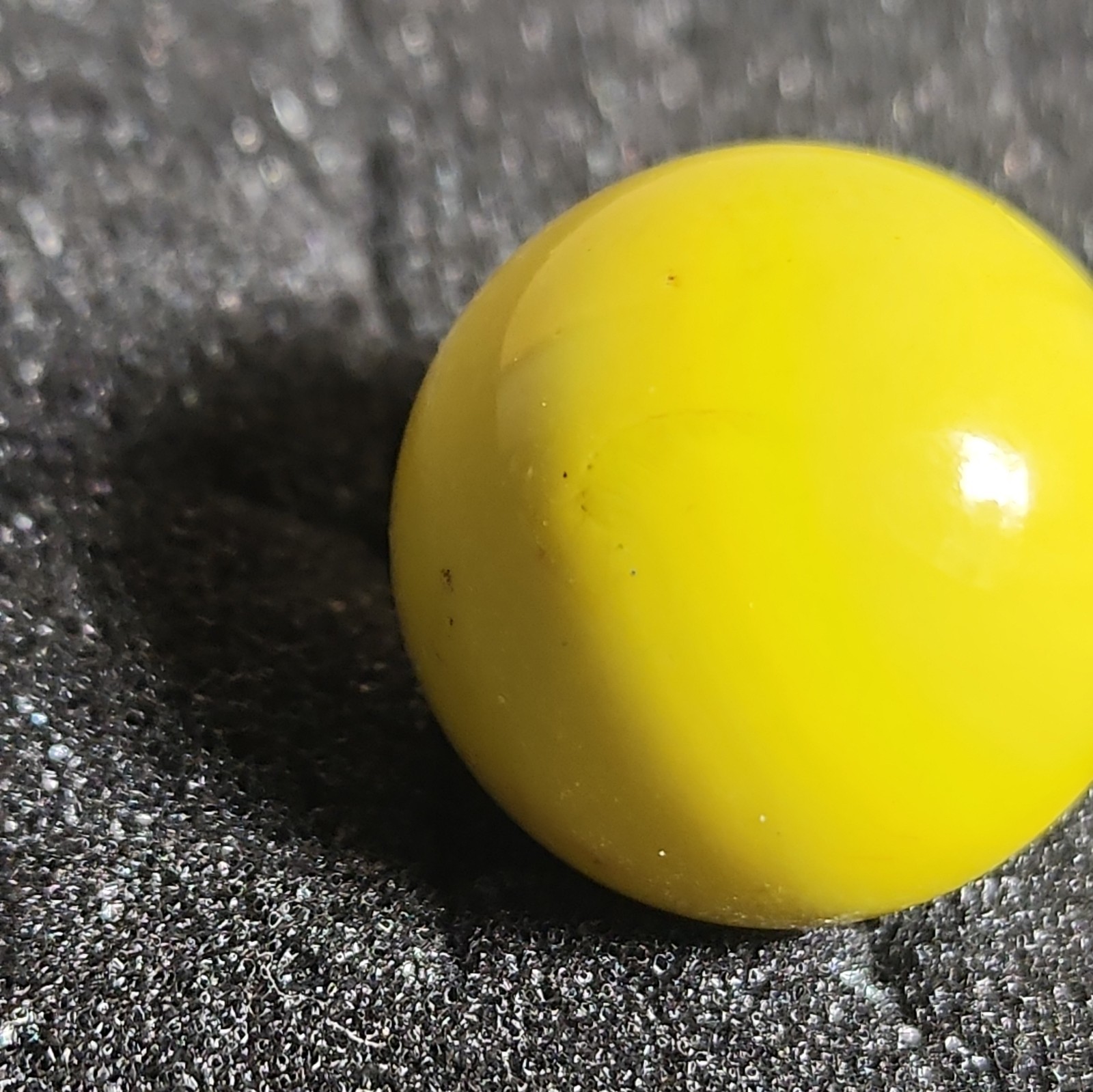 Vintage CAC Rare Yellow Pearl Swirl Christensen Marble