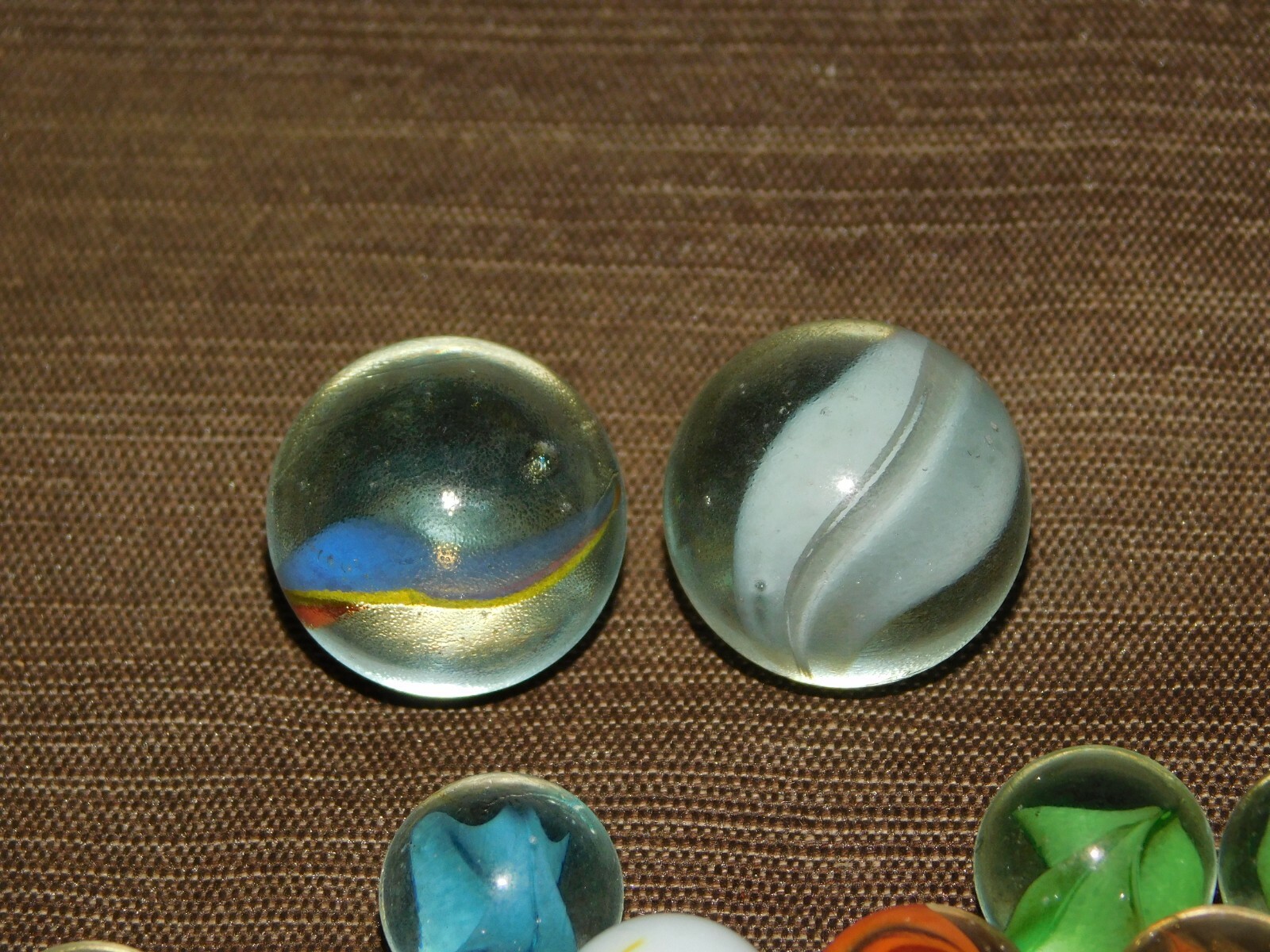 VINTAGE TOY 99 OLD MARBLES LOT
