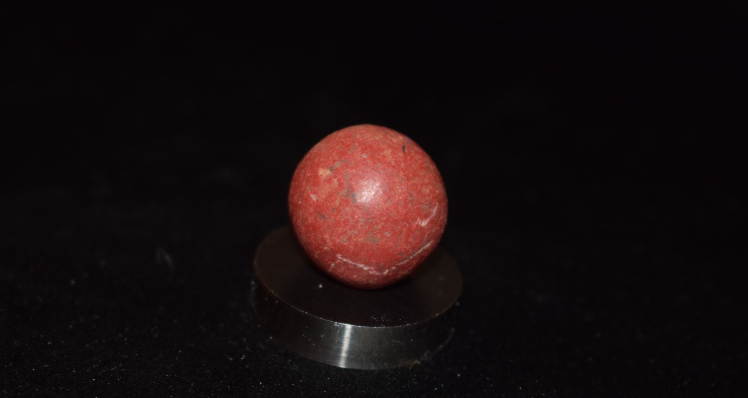 🐦➖⏩Antique Handmade Fired Clay Brick 🟥🟥🟥Marble Shooter Size .765″=49/64=19mm