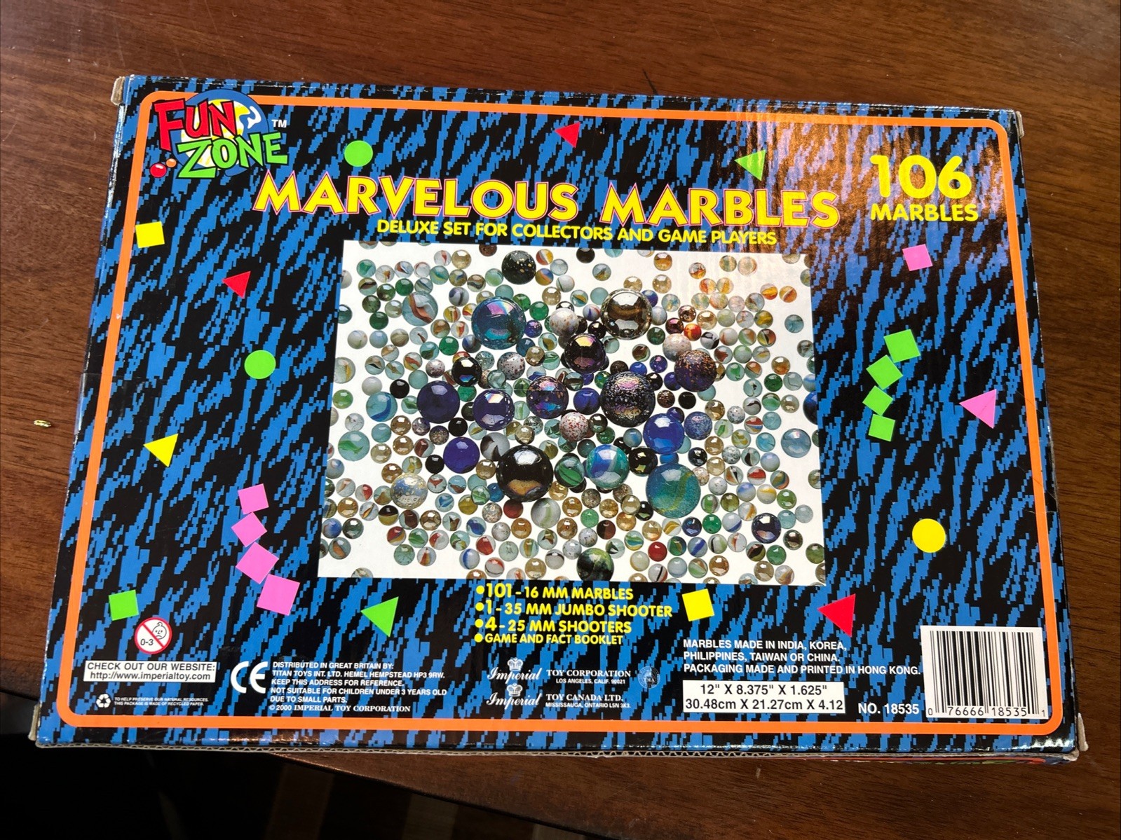 Vtg 1997 Imperial Toys 106 MARVELOUS MARBLES Deluxe Set COLLECTORS 18535
