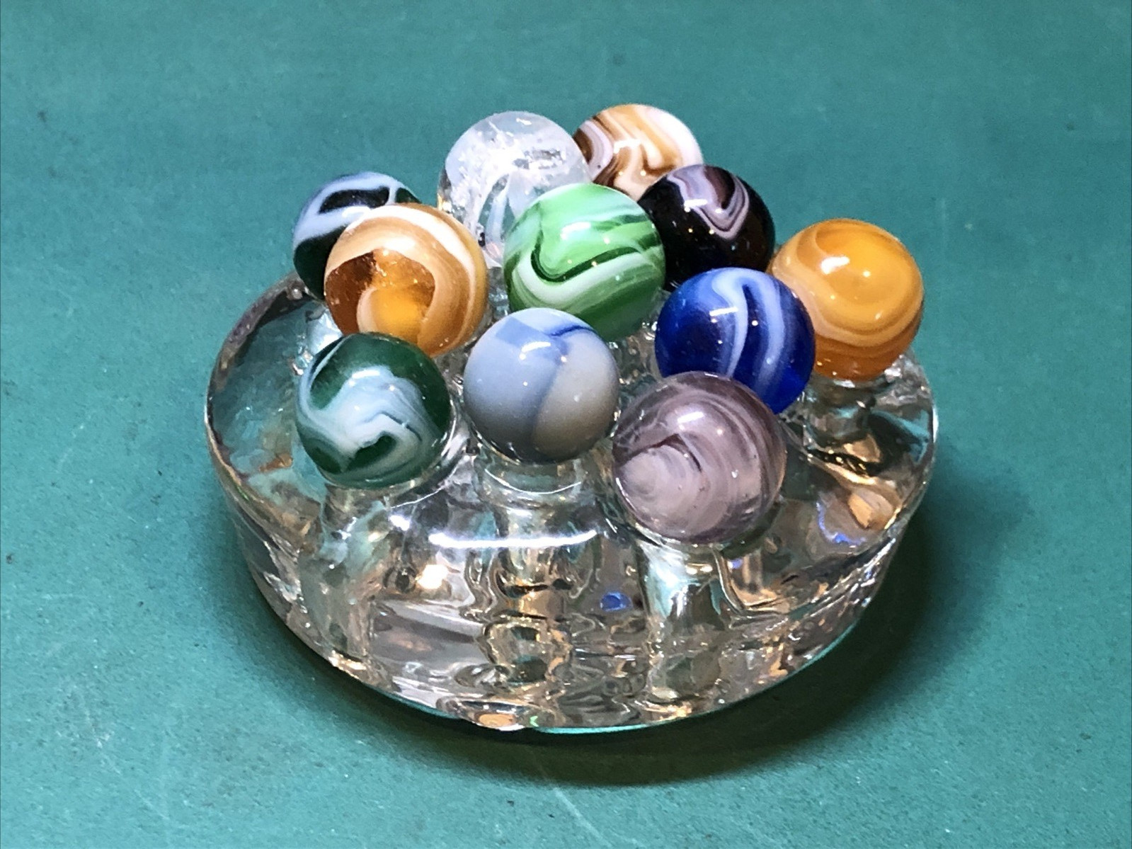Vintage Marbles | Approximately 1/2″ | Lot Of 11 | Nice Patterns | Lot #701