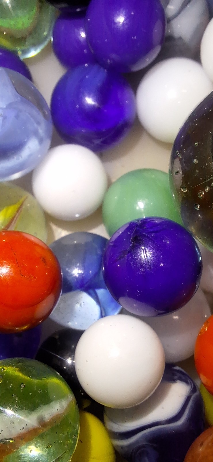 Mixed Lot Of 150+ Marbles
