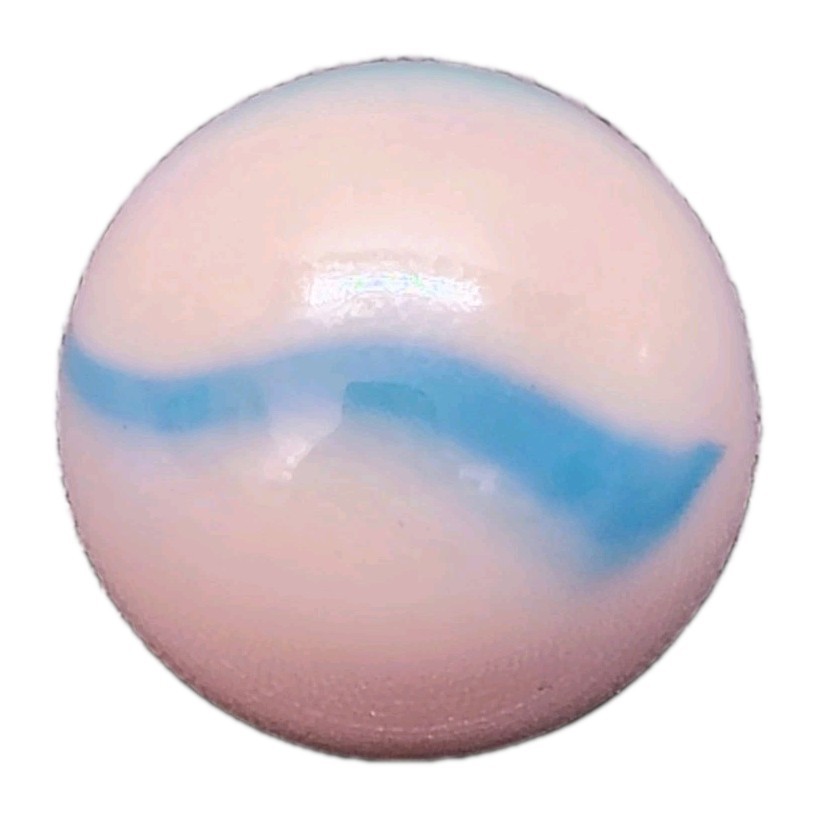 Vintage Cotton Candy Jellyfish Comet Marble Shooter 5/8″