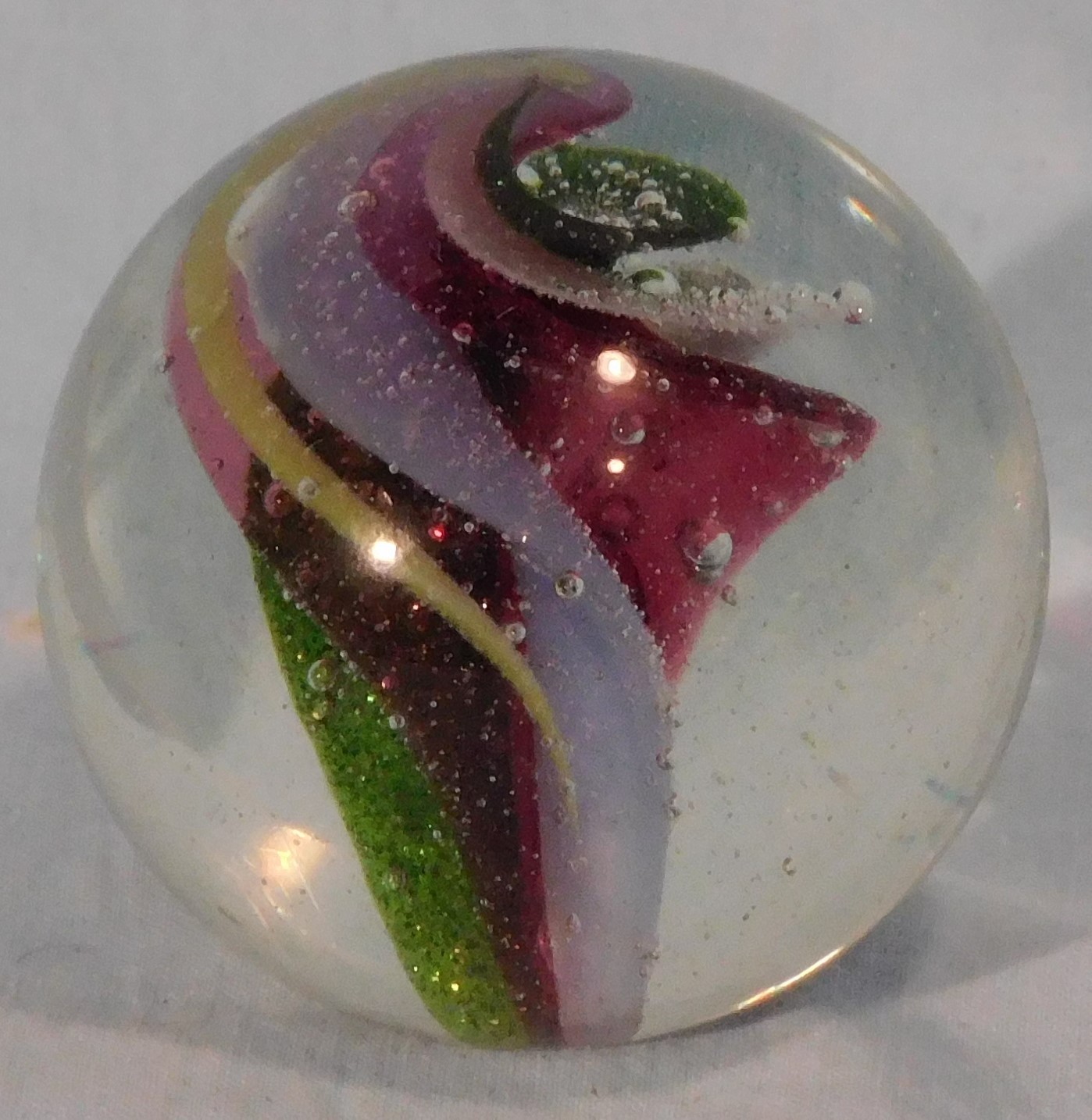 Andy Davis Contemporary Handmade Marble, 1 3/4″ Diameter, #118B