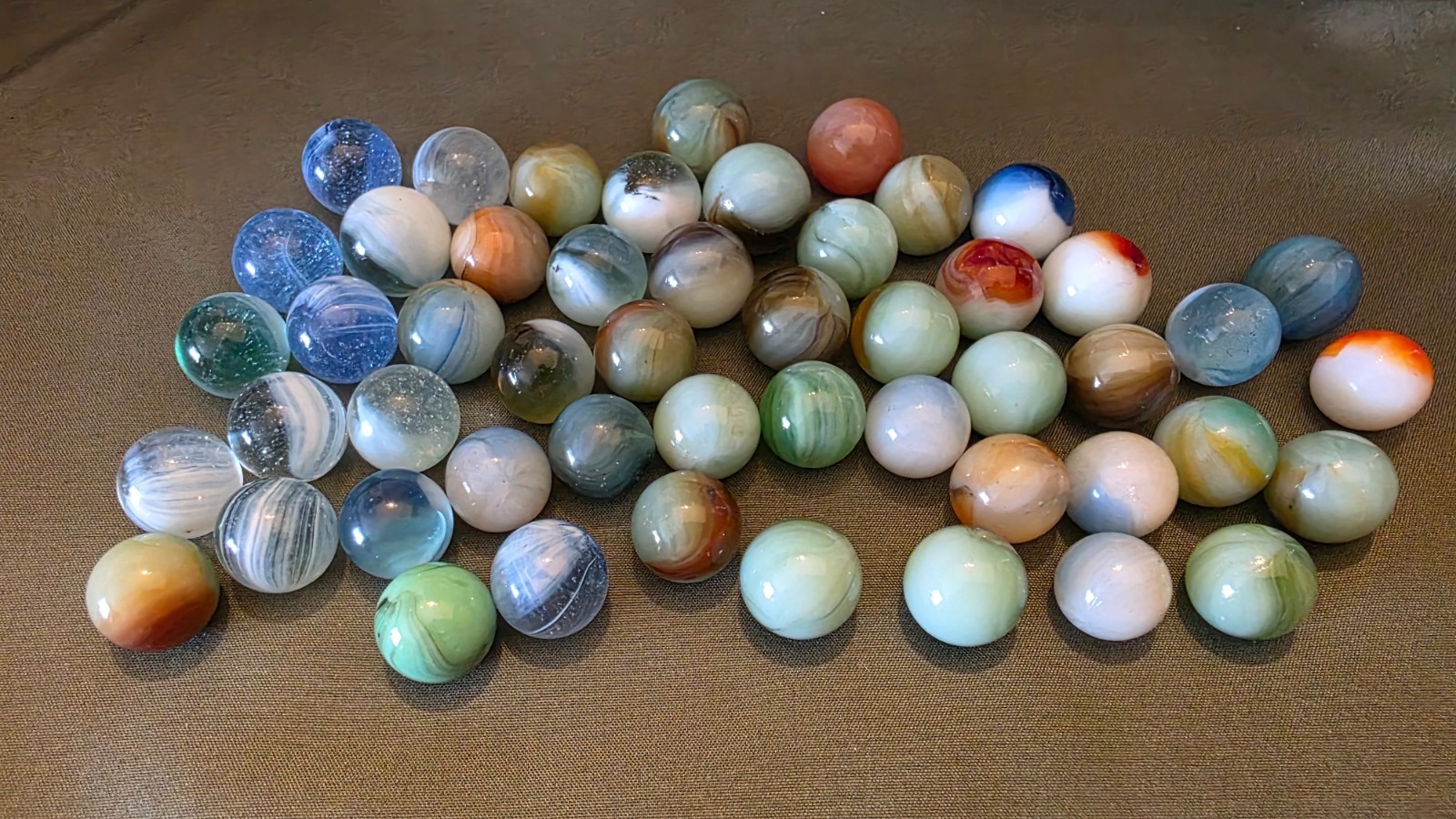 Vintage Marble Lot Master possibly others Beautiful Marbles M/NM Lot 5 Free Ship