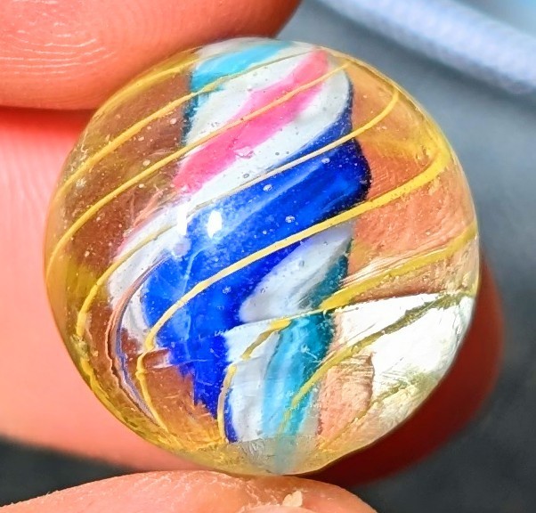 23/32″+ Tornado Precision Caged Solid Core German Handmade Marbles As-Made MM