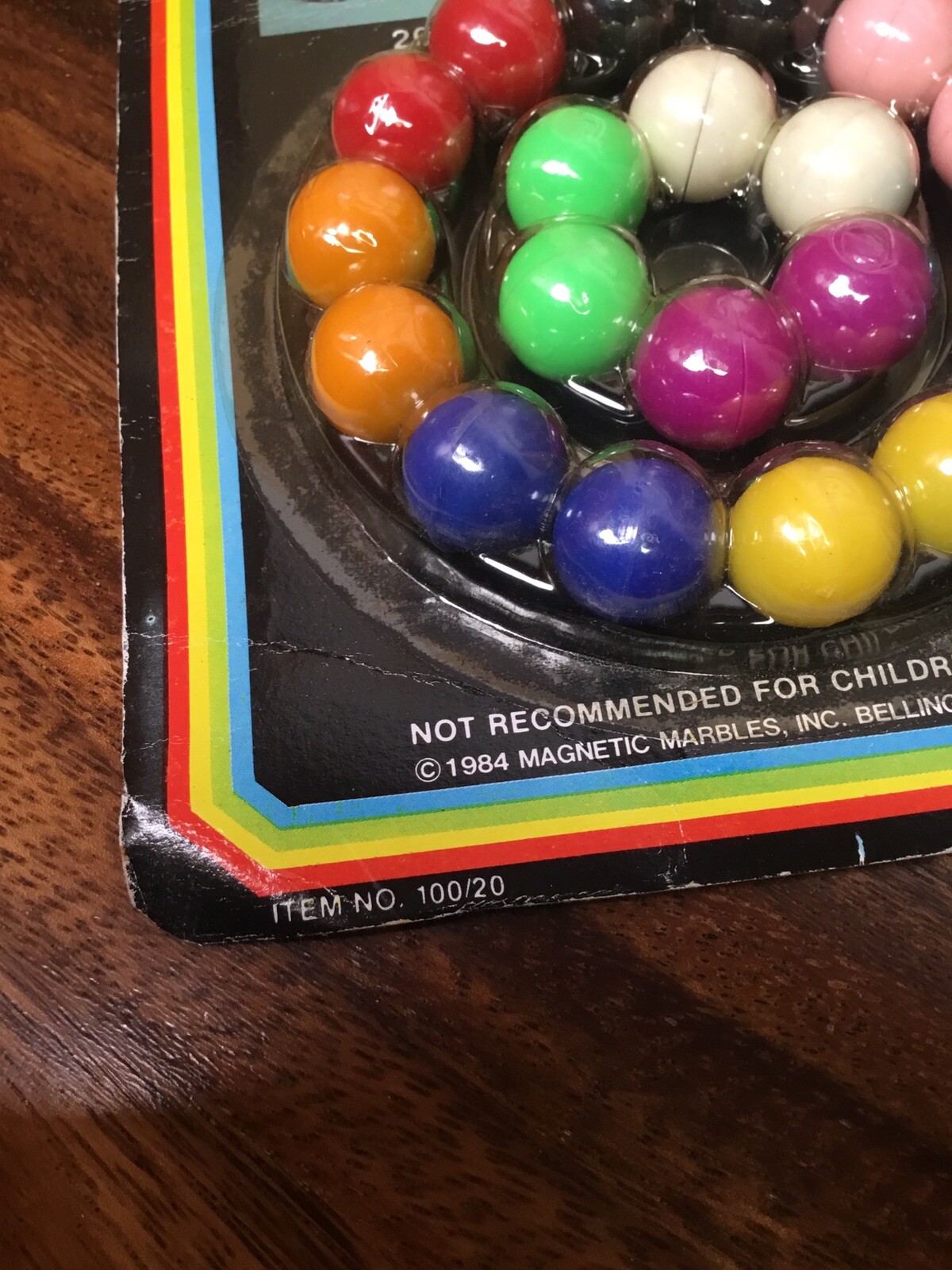 Magnetic Marbles Company 20 Marbles NIP The Toy That Went Into Space